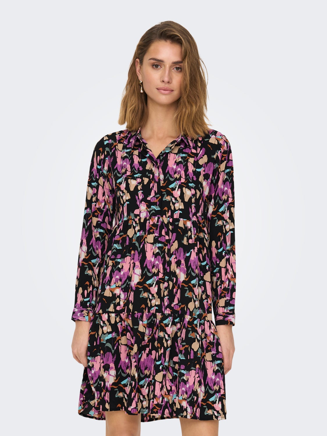 Mini dress with print