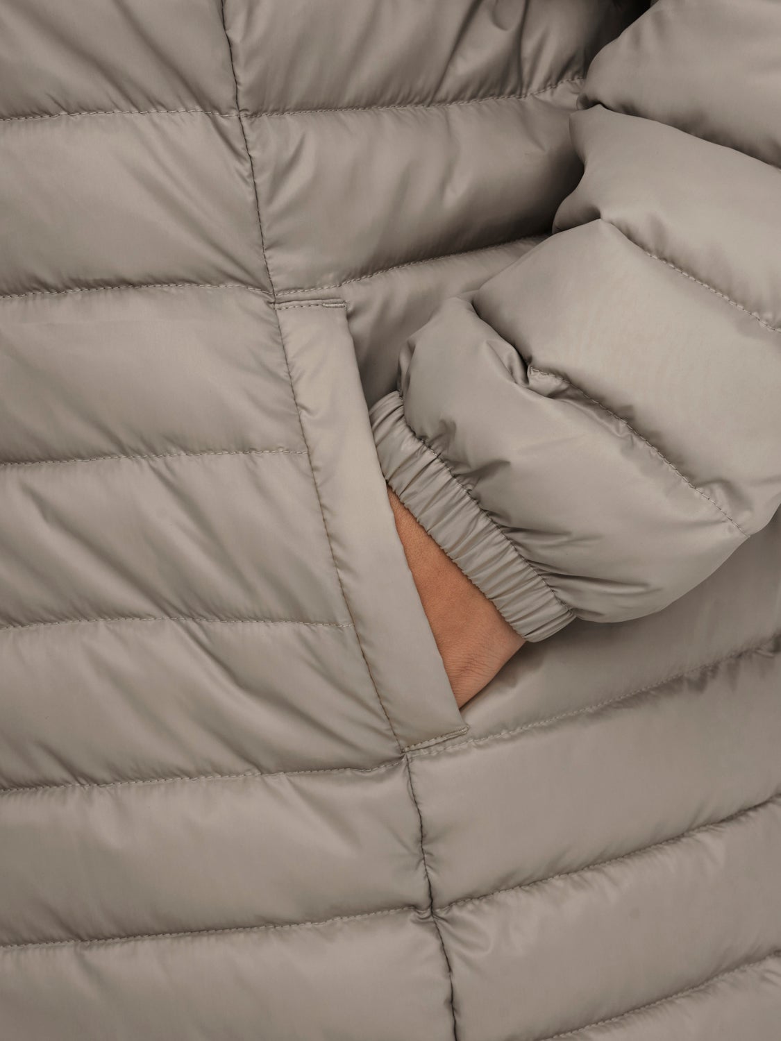 Curvy long Quilted jacket