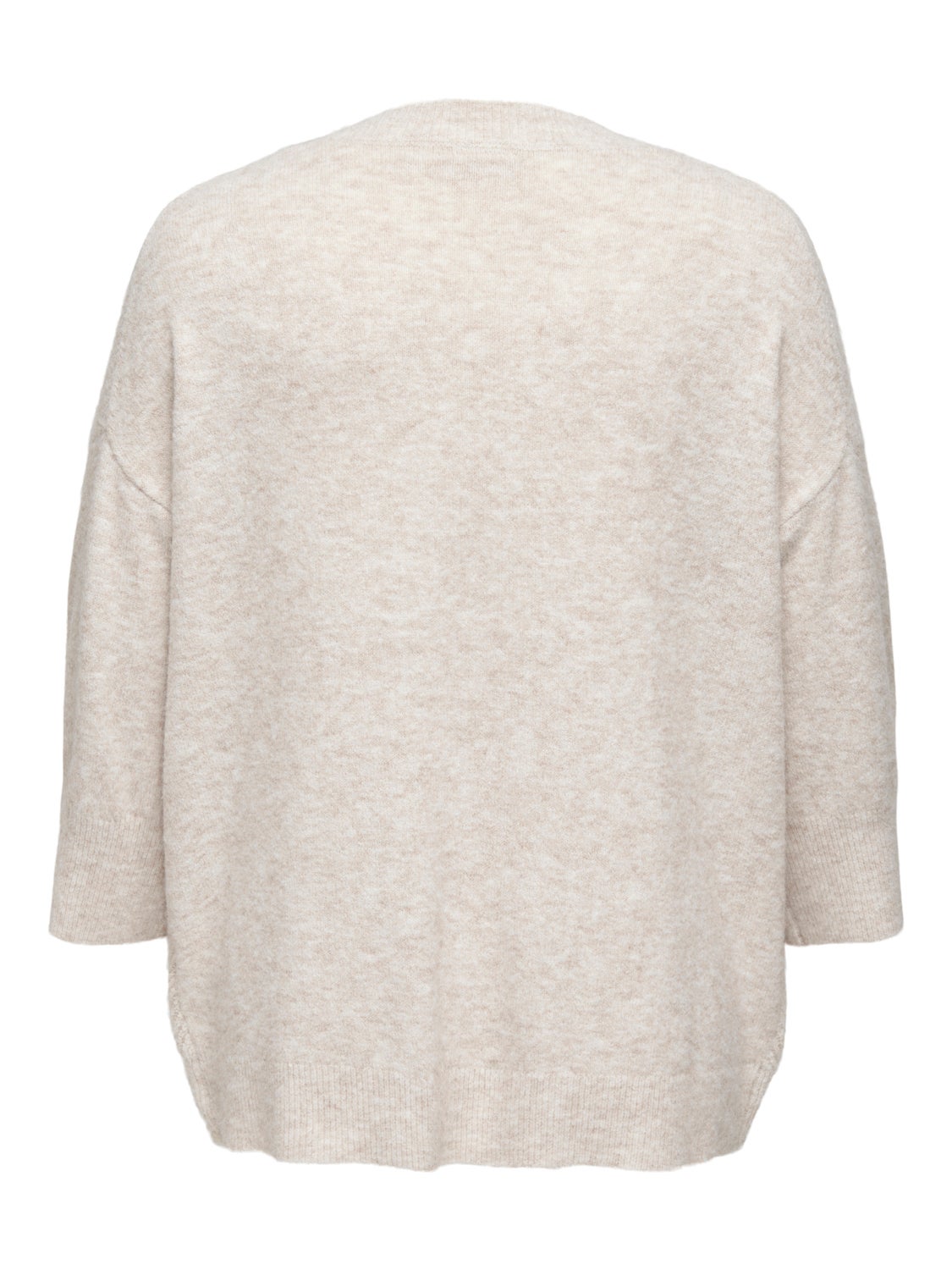 Curvy 3/4 sleeved Knitted Pullover