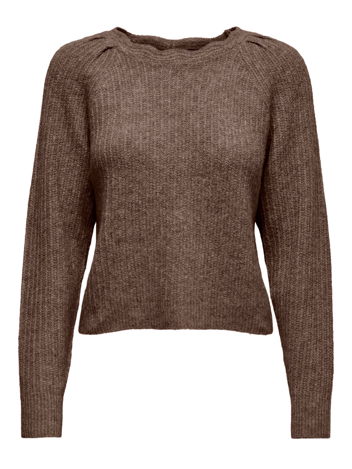Boatneck Knitted Pullover