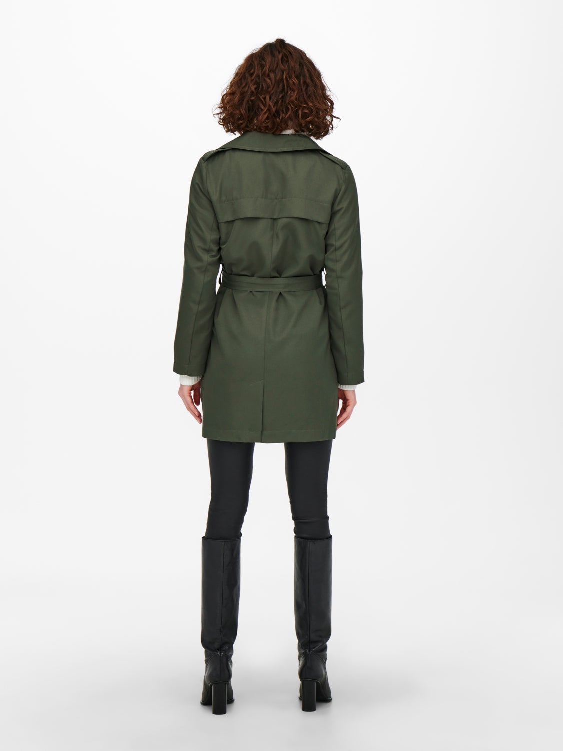 Short belted Trenchcoat