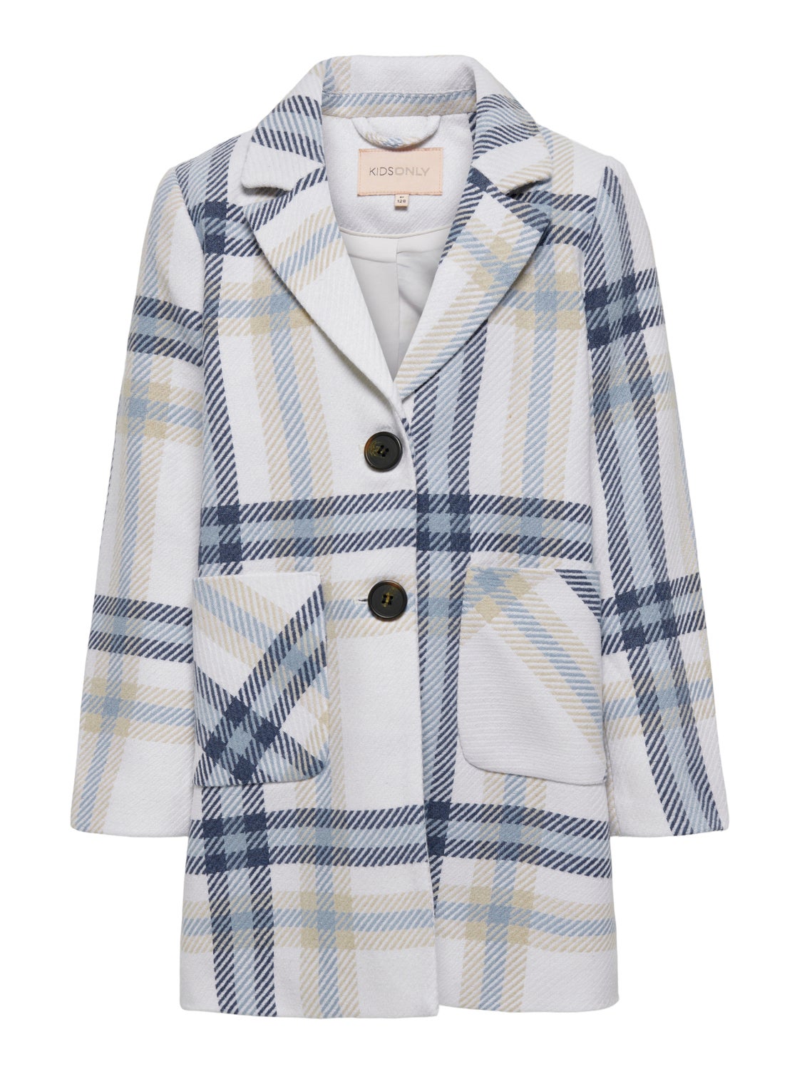 Checked coat