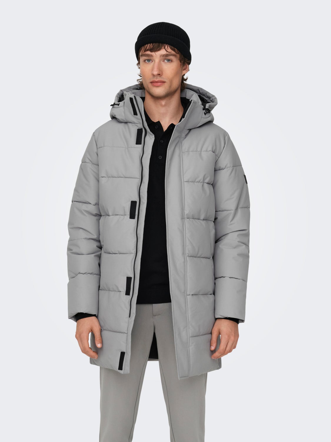 Jacket with detachable hood