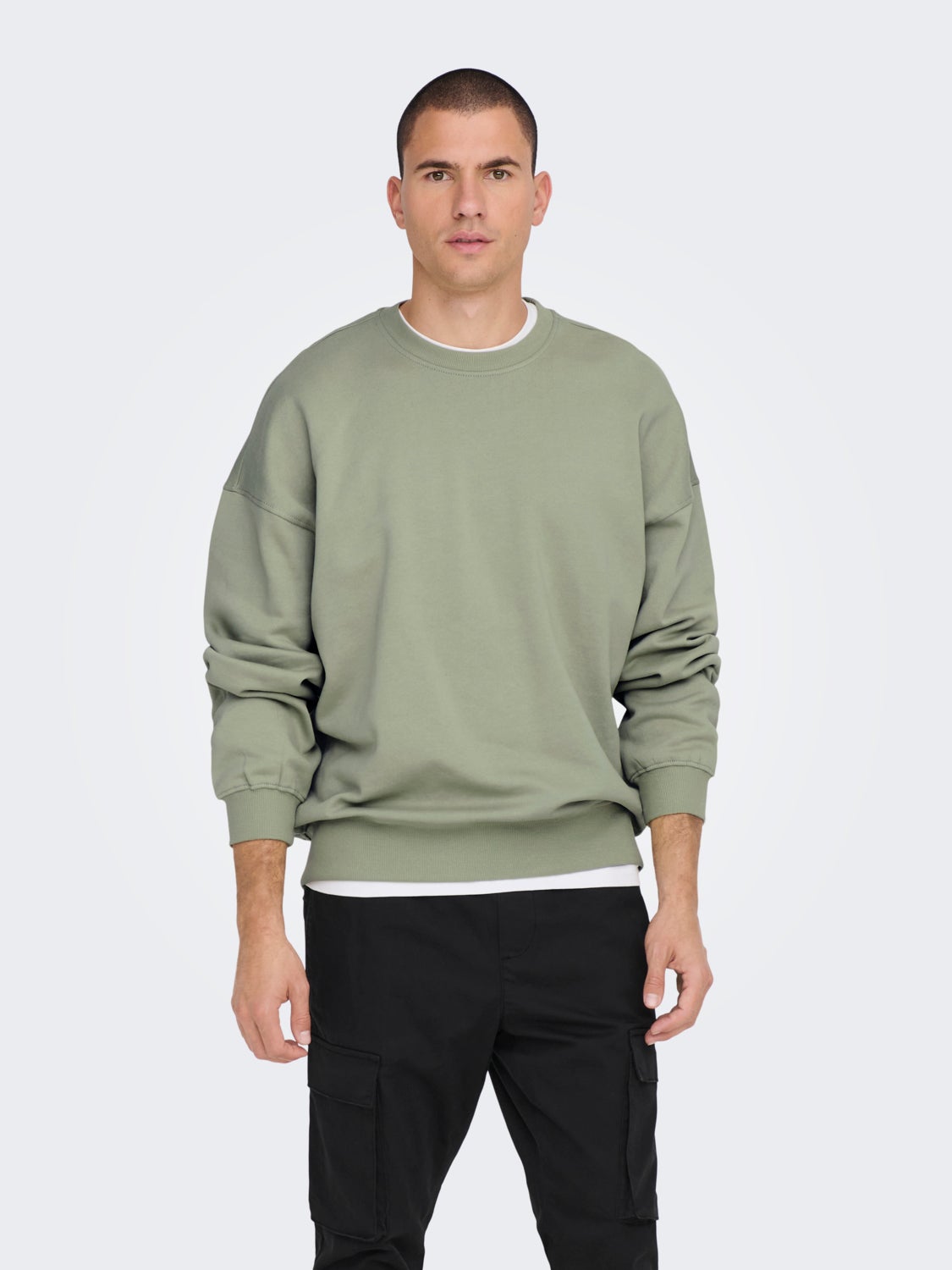 Relaxed Fit Crew neck Sweatshirt