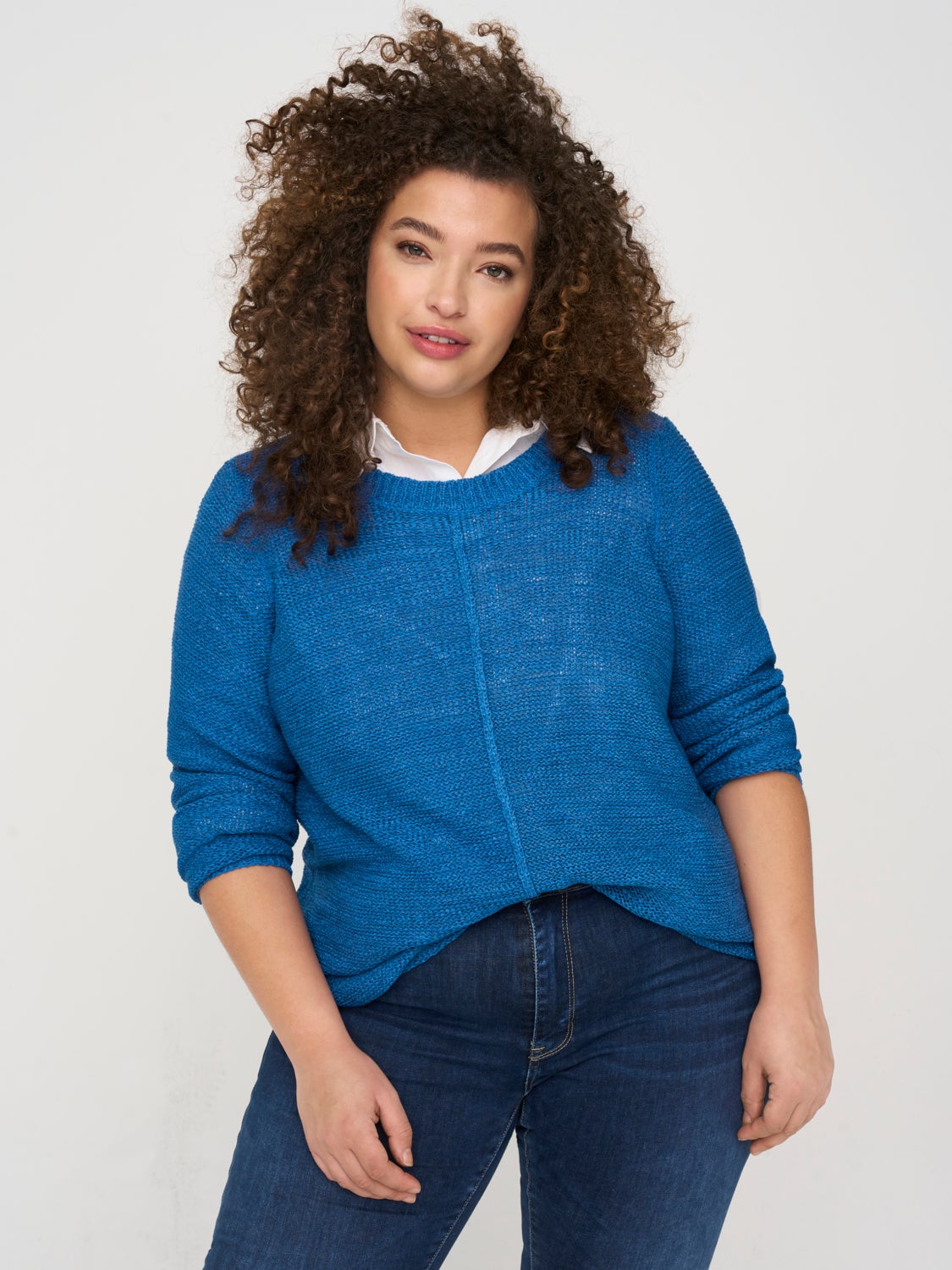 Curvy texture Knitted Pullover