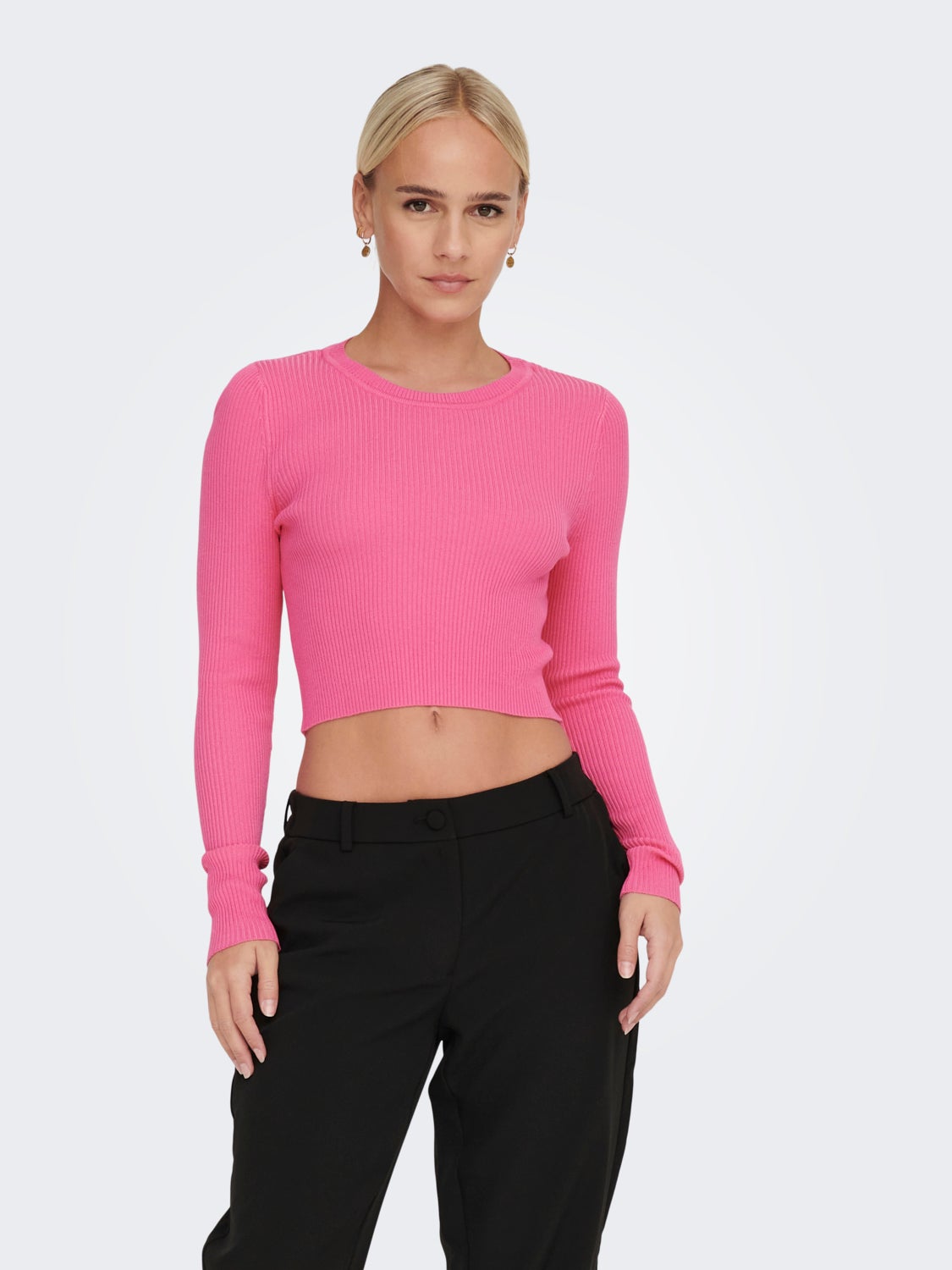 Cropped rib top