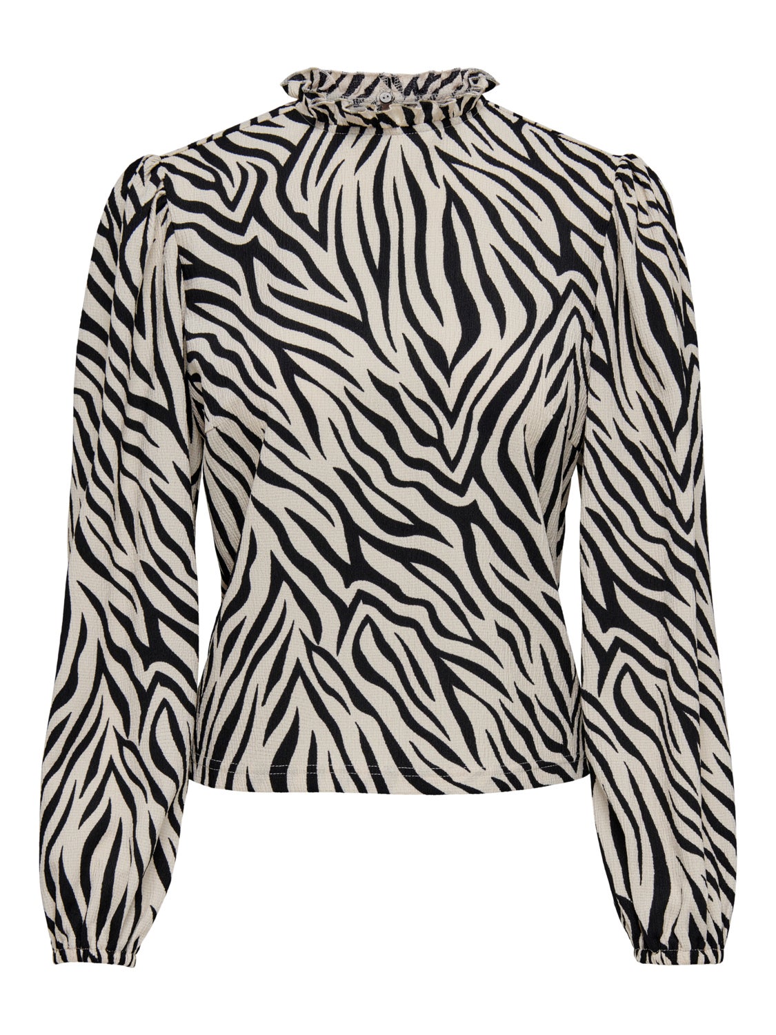 Top with long sleeves and high neck