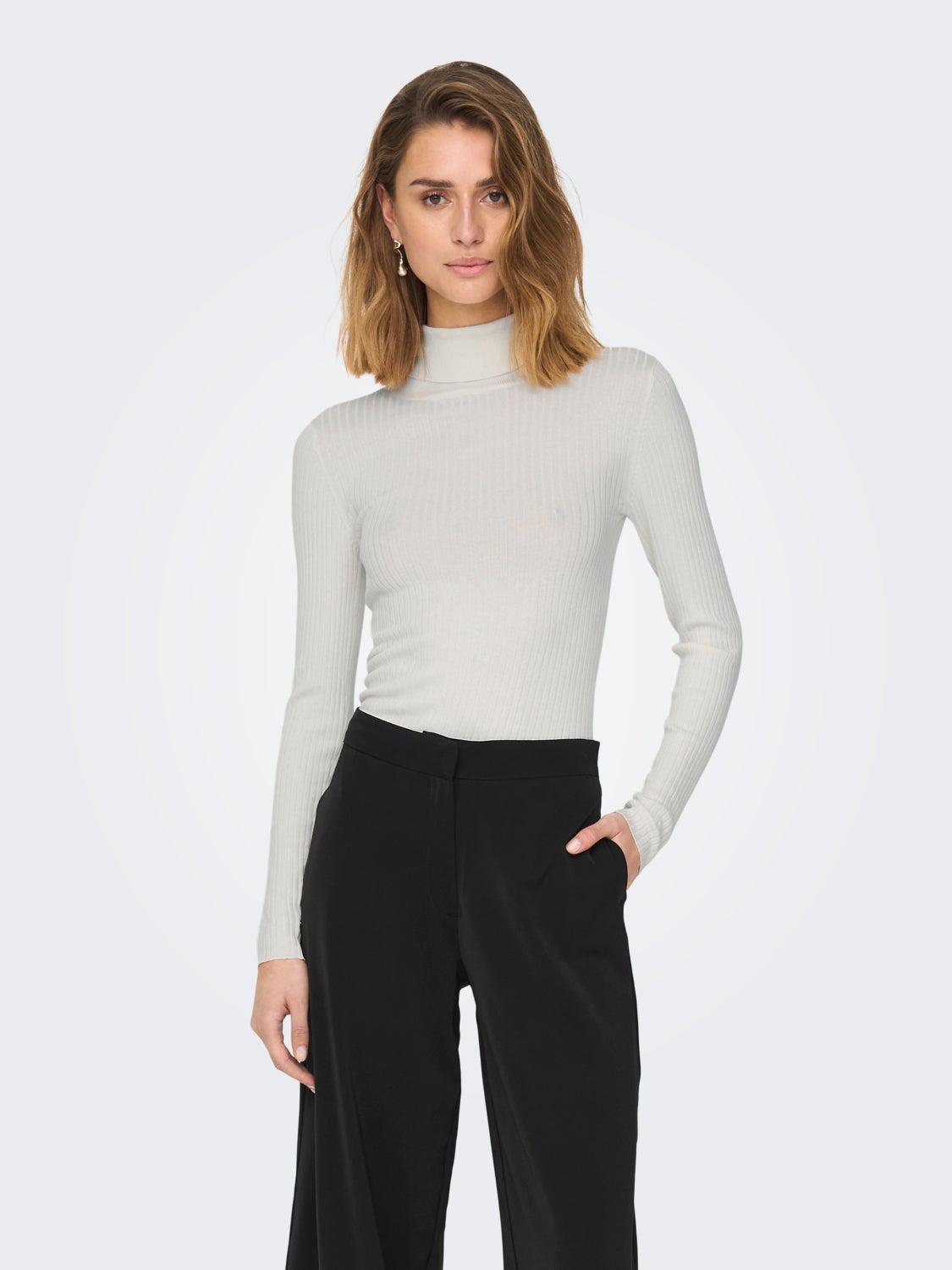 Rollneck Knitted Pullover