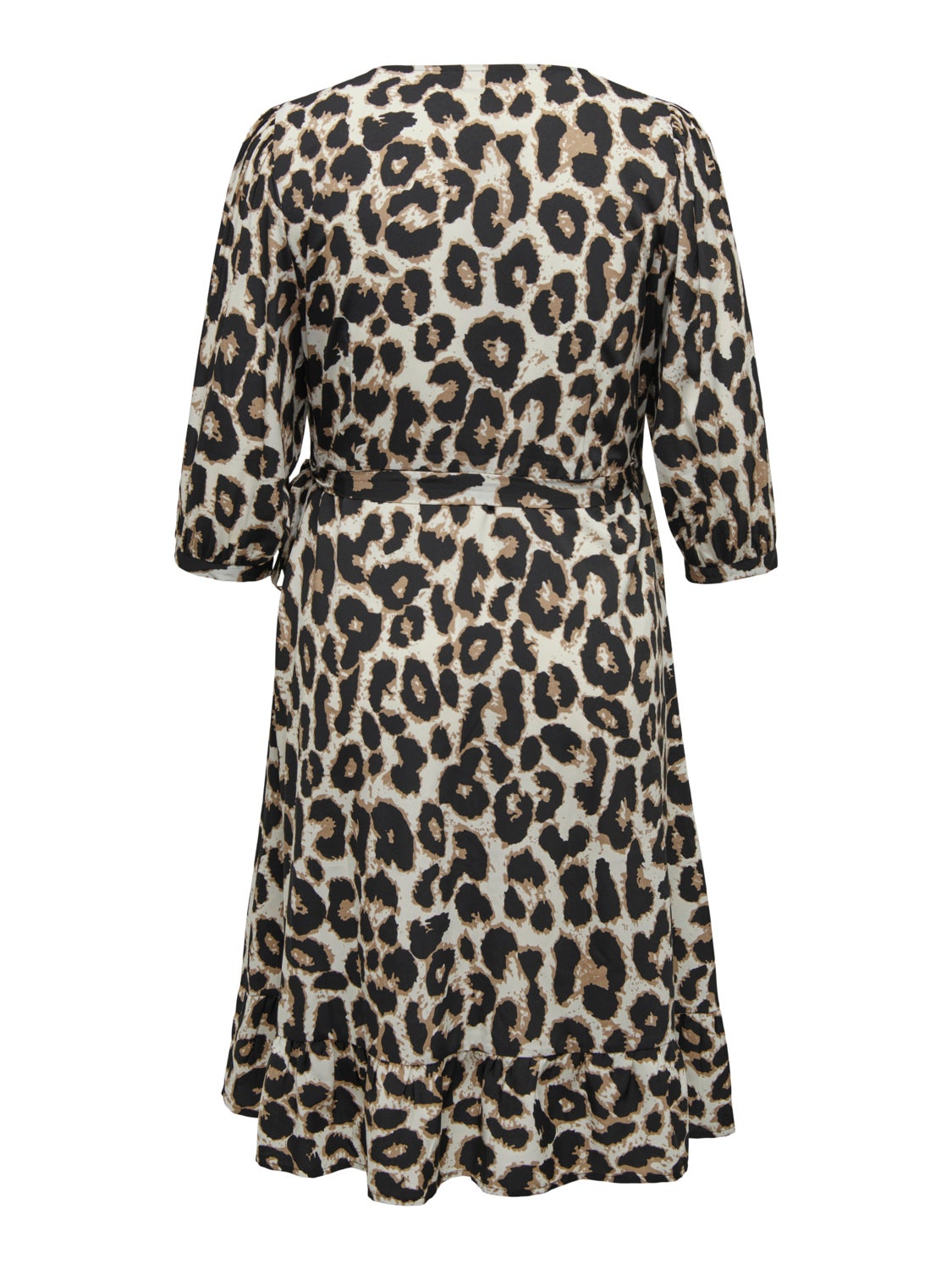 Curvy midi wrap dress