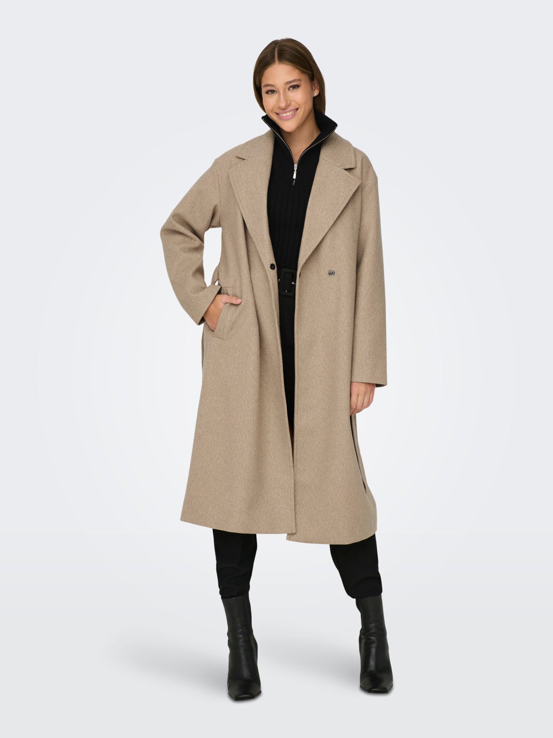Long classic coat