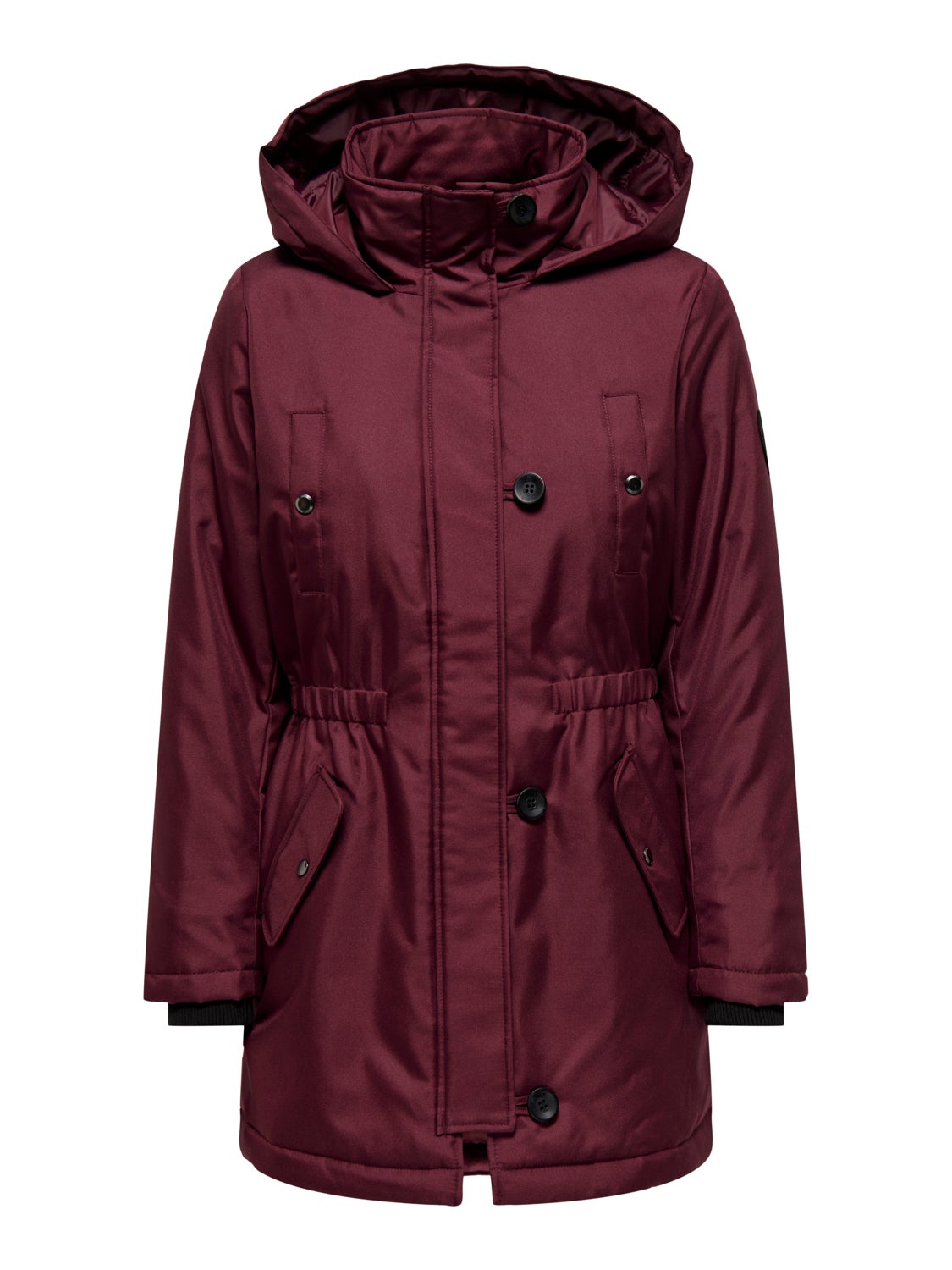 High neck parka