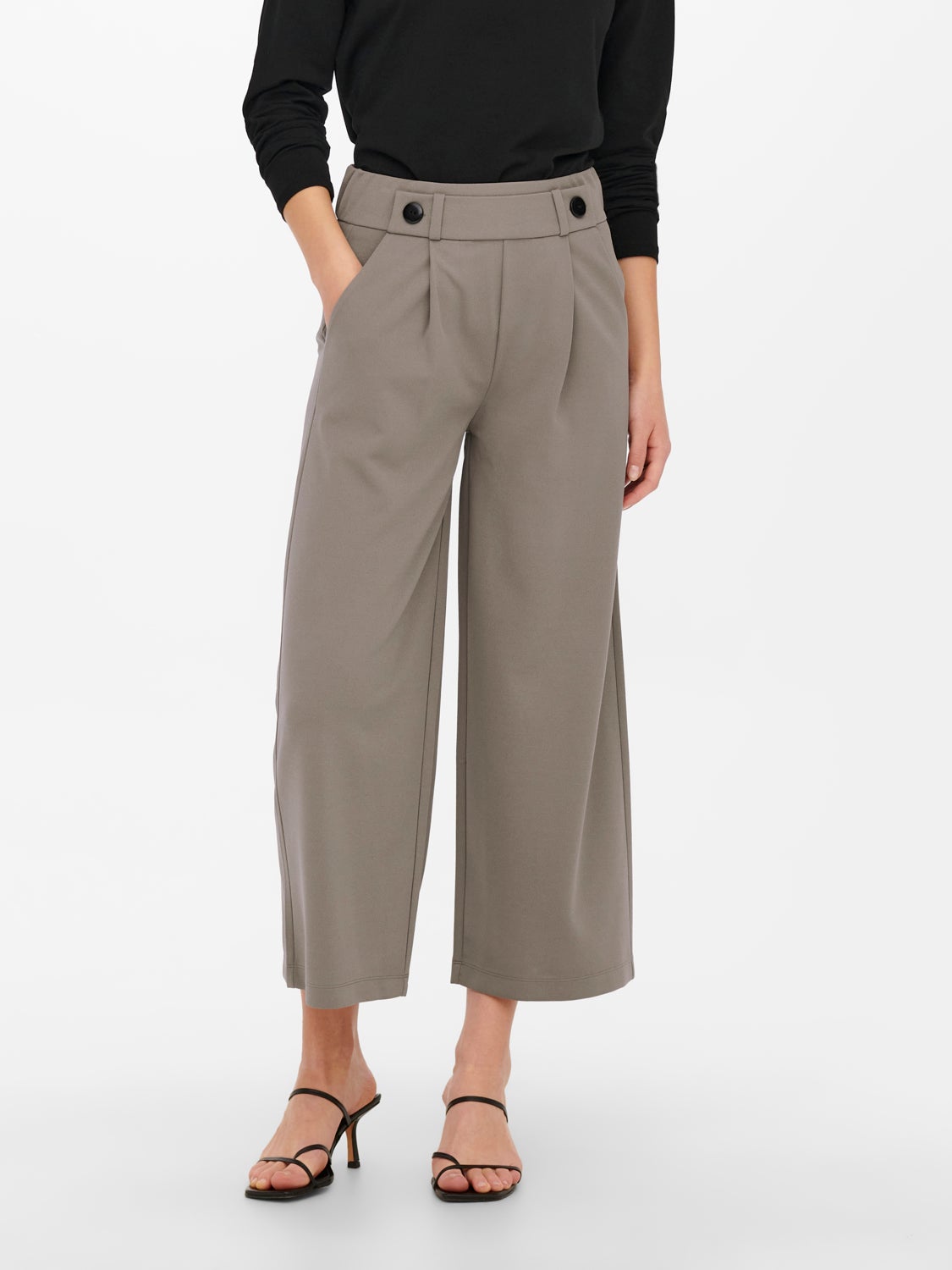 Wide legs ankle Trousers