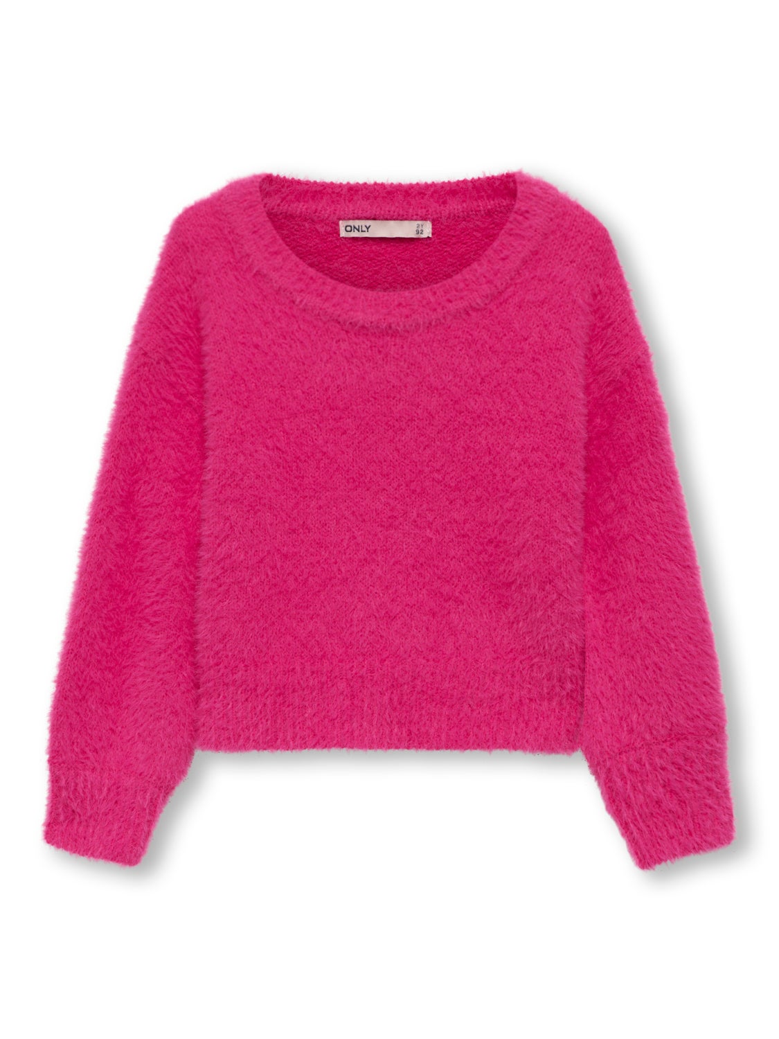 Mini o-neck knitted pullover