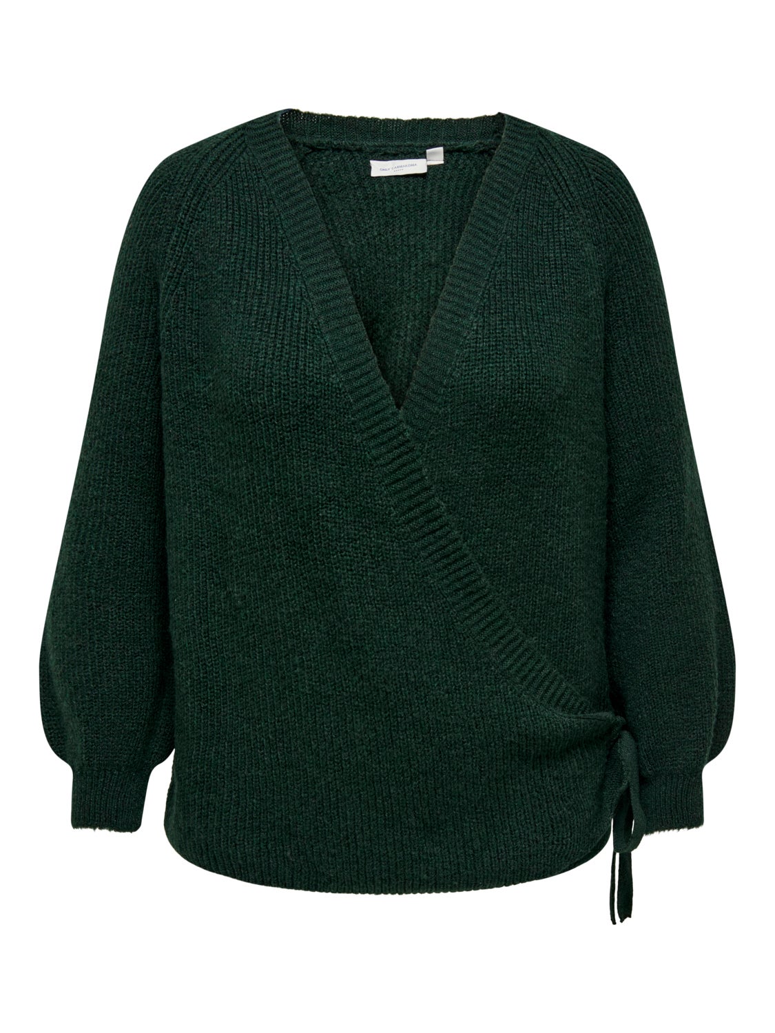 Curvy wrap Knitted Pullover