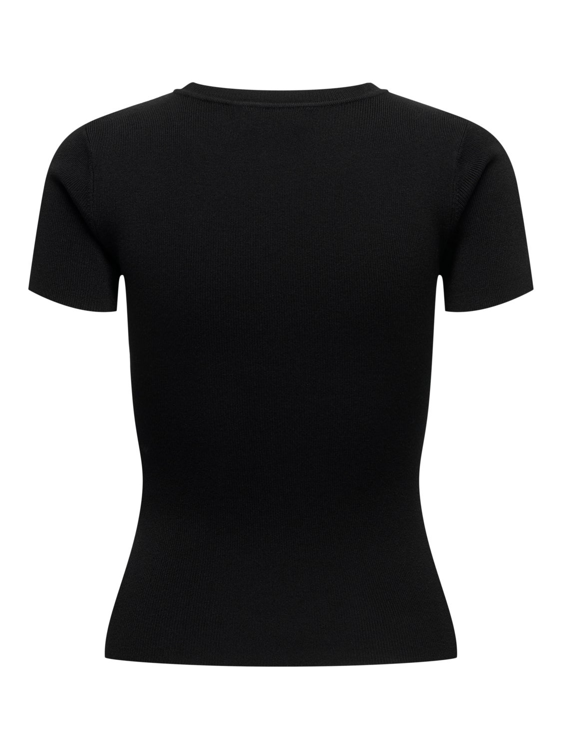 O-NECK TOP WITH SHORT SLEEVES