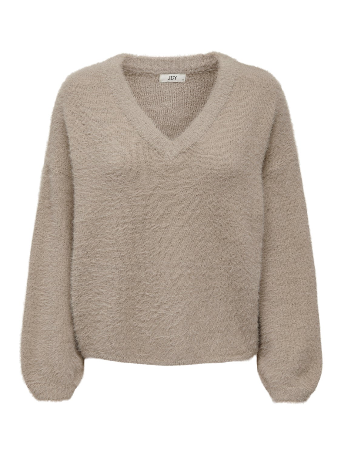 V-neck knitted pullover