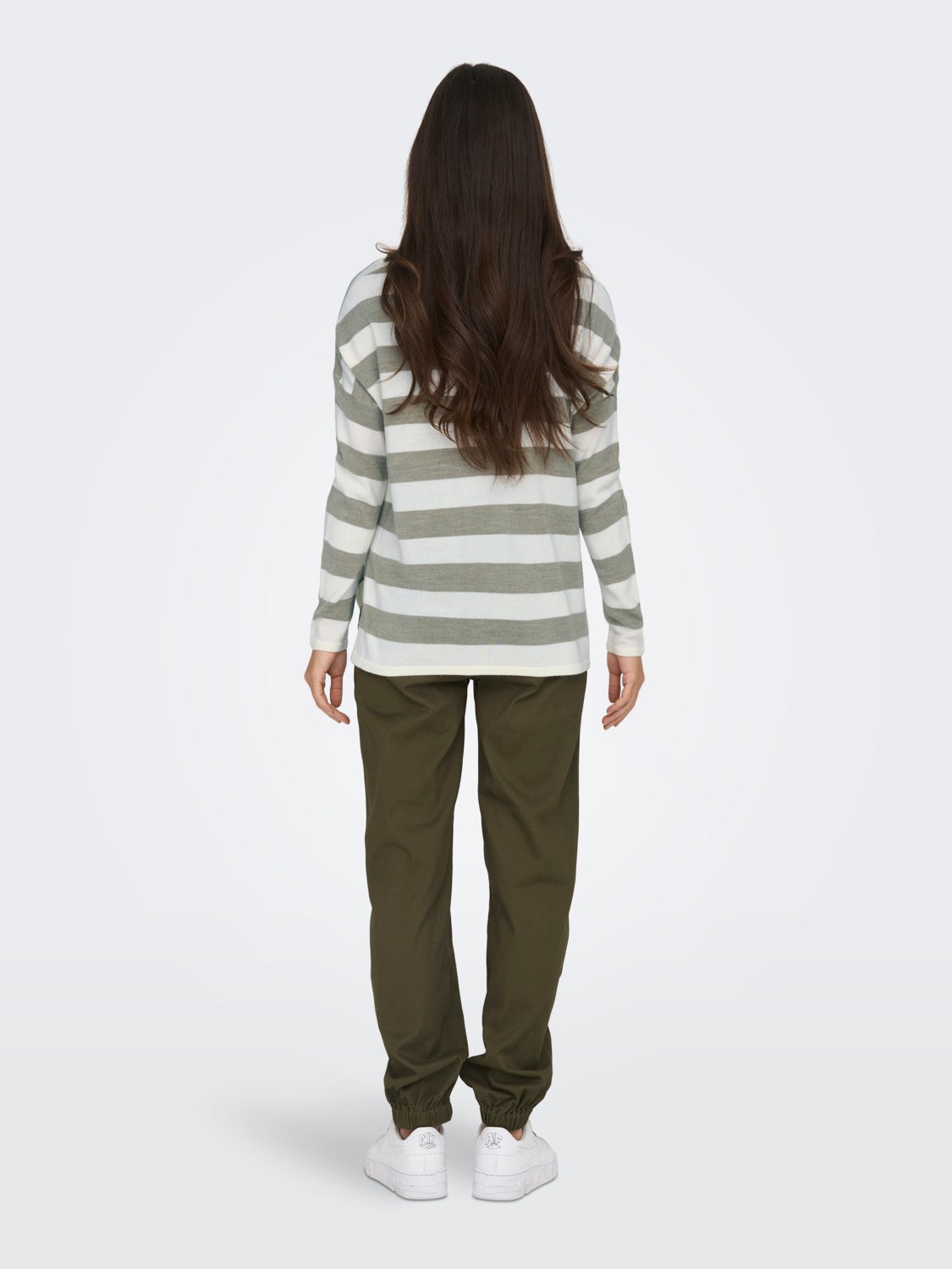 Mama striped Knitted Pullover