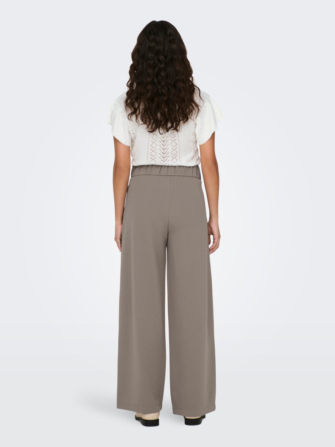 Flared high waisted pants