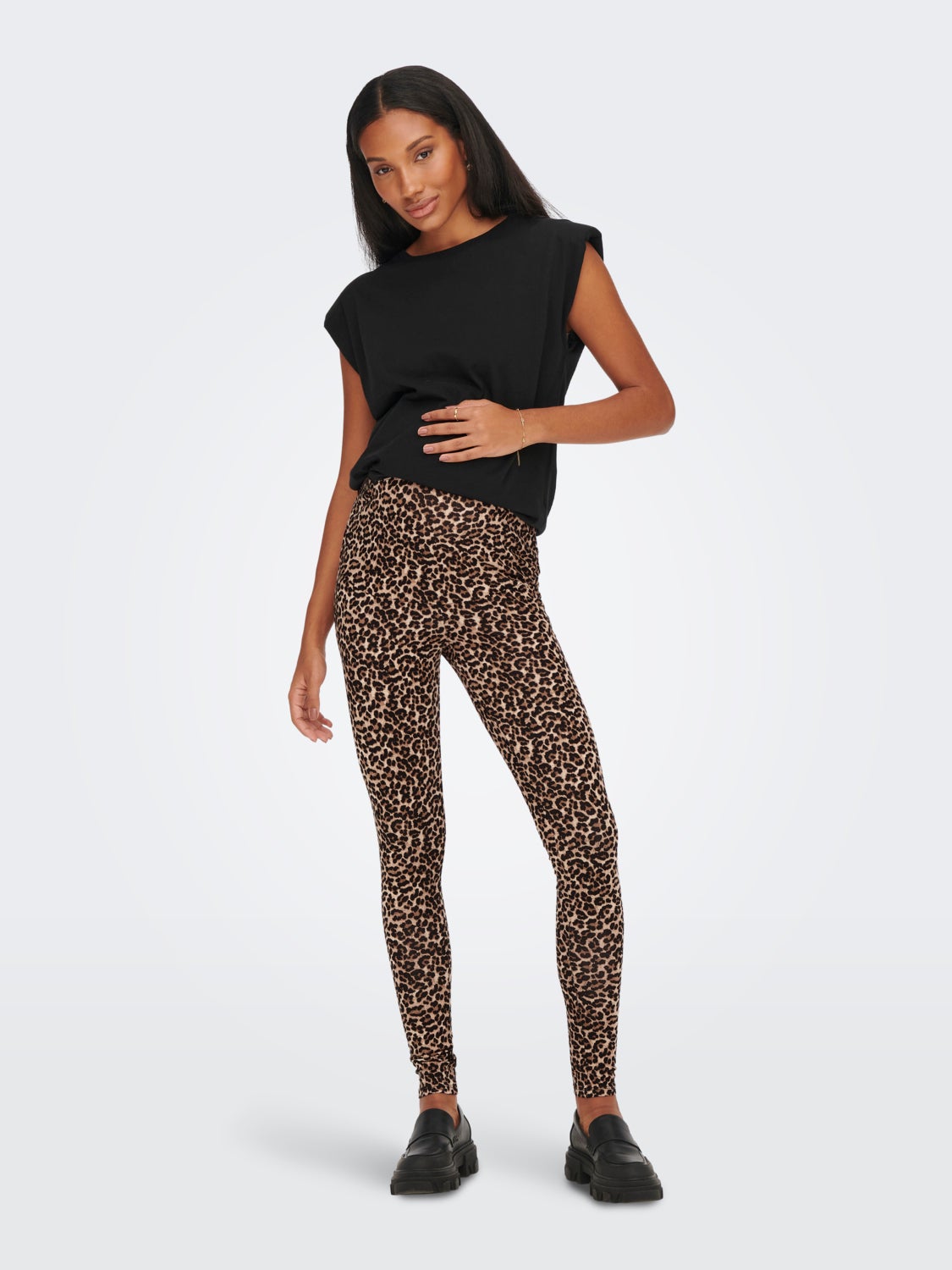 Mama leopard printed Leggings