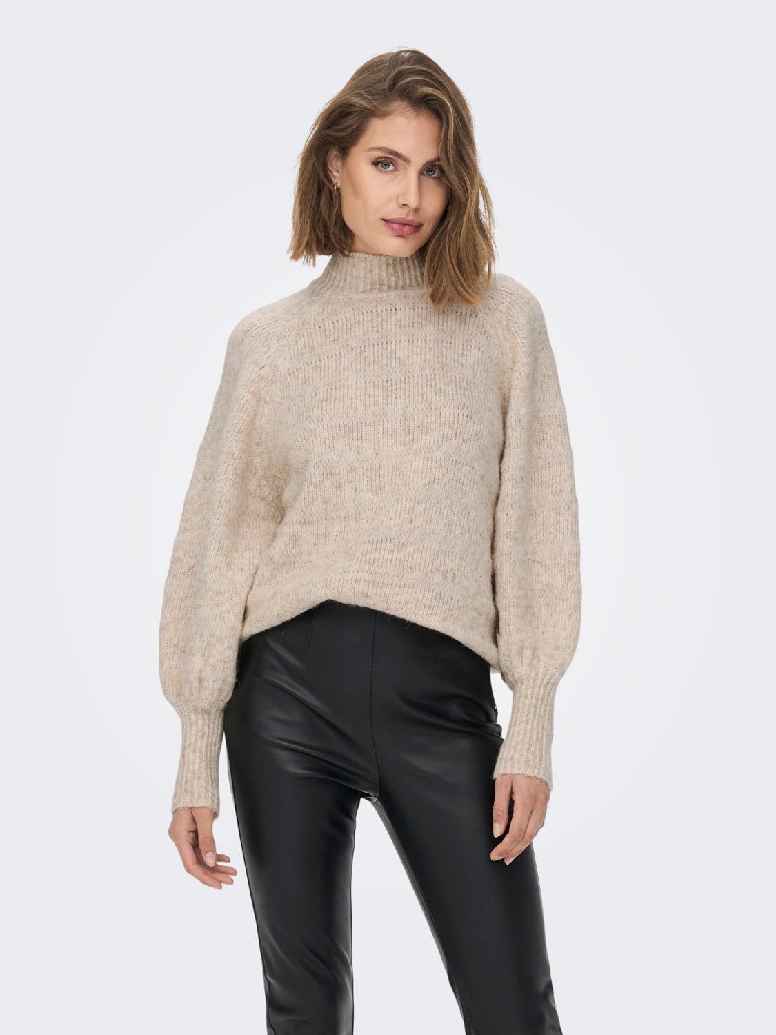 Highneck Knitted Pullover
