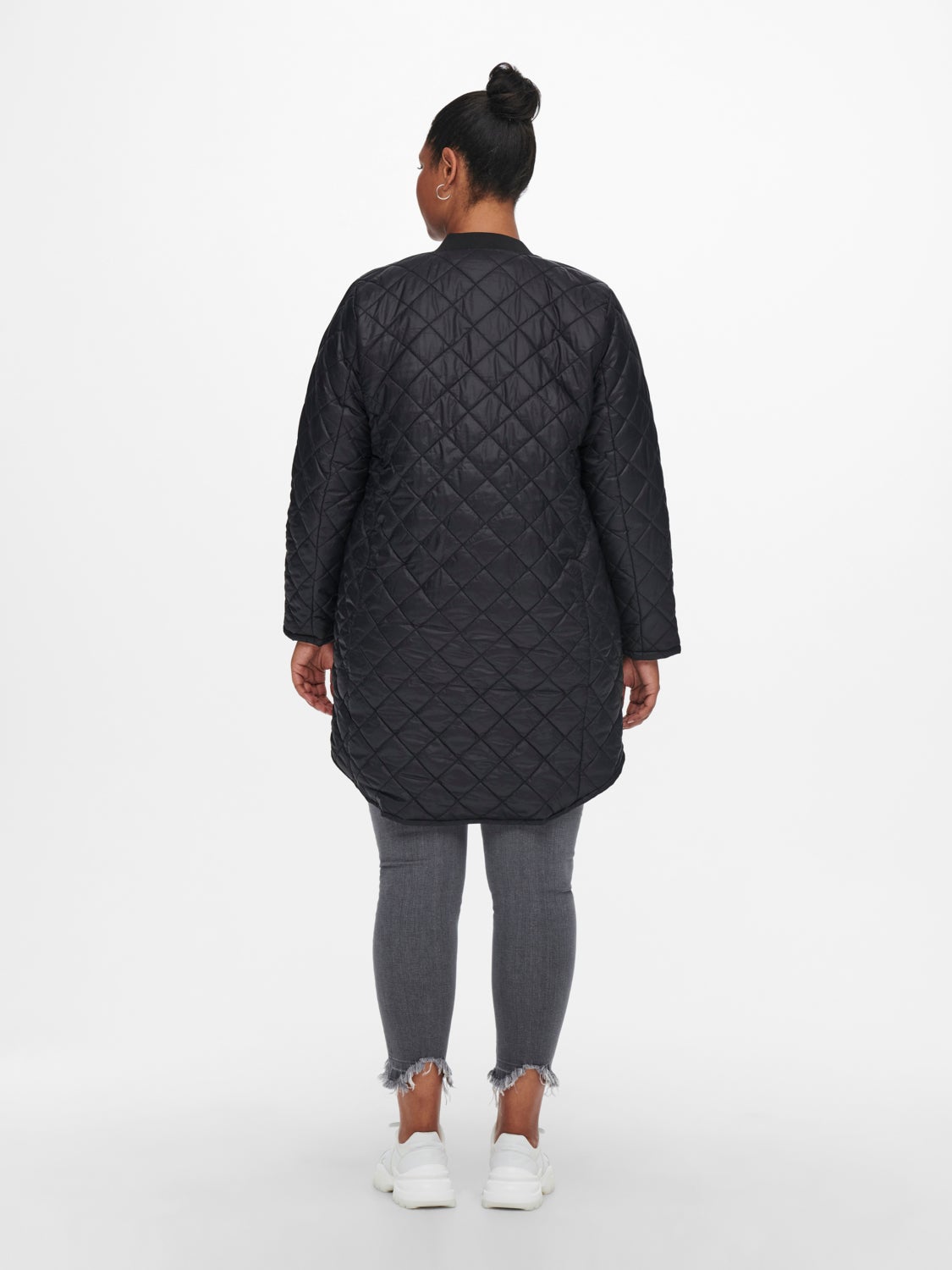 Curvy quiltet coat