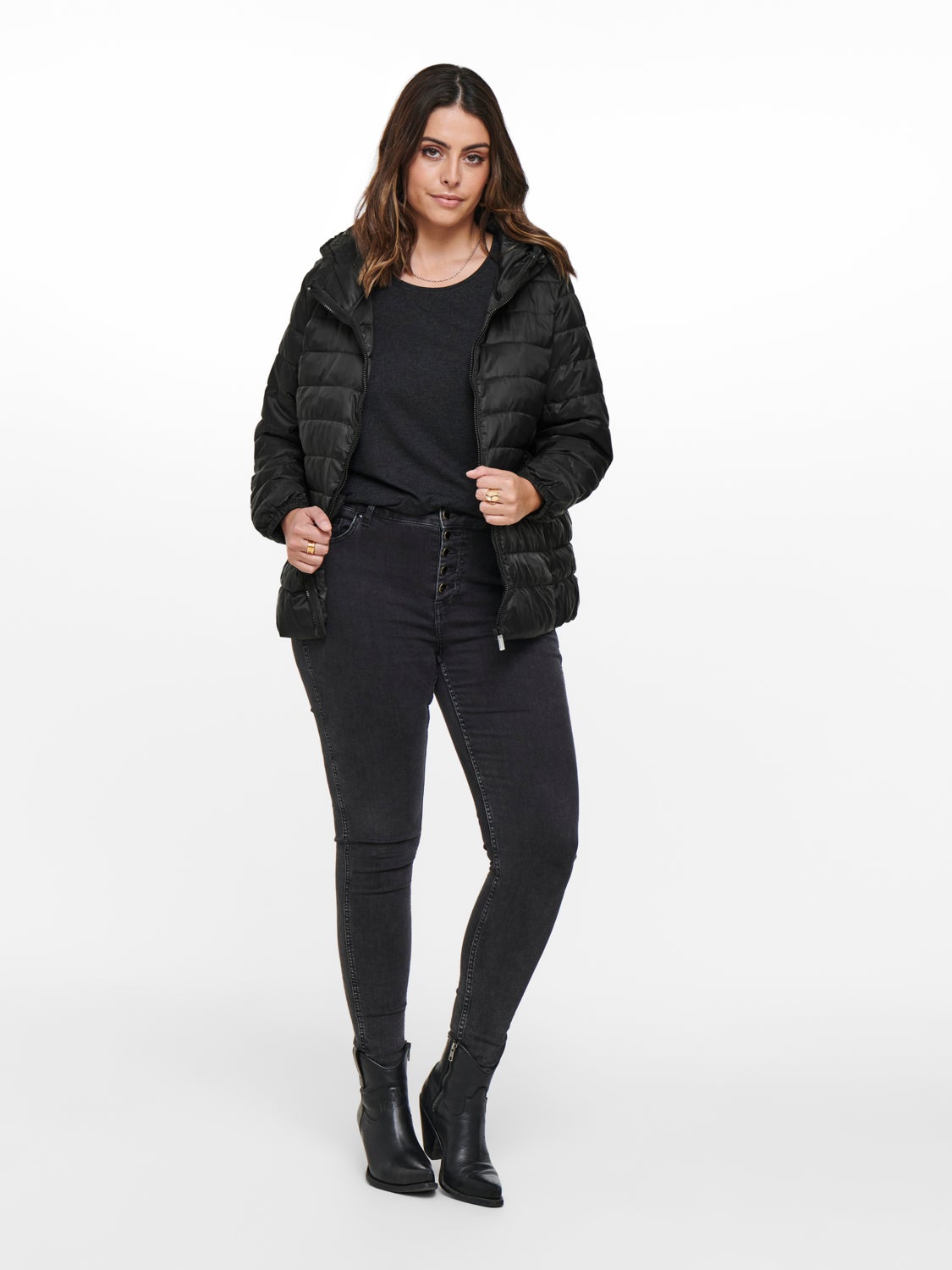 Curvy short Quilted jacket