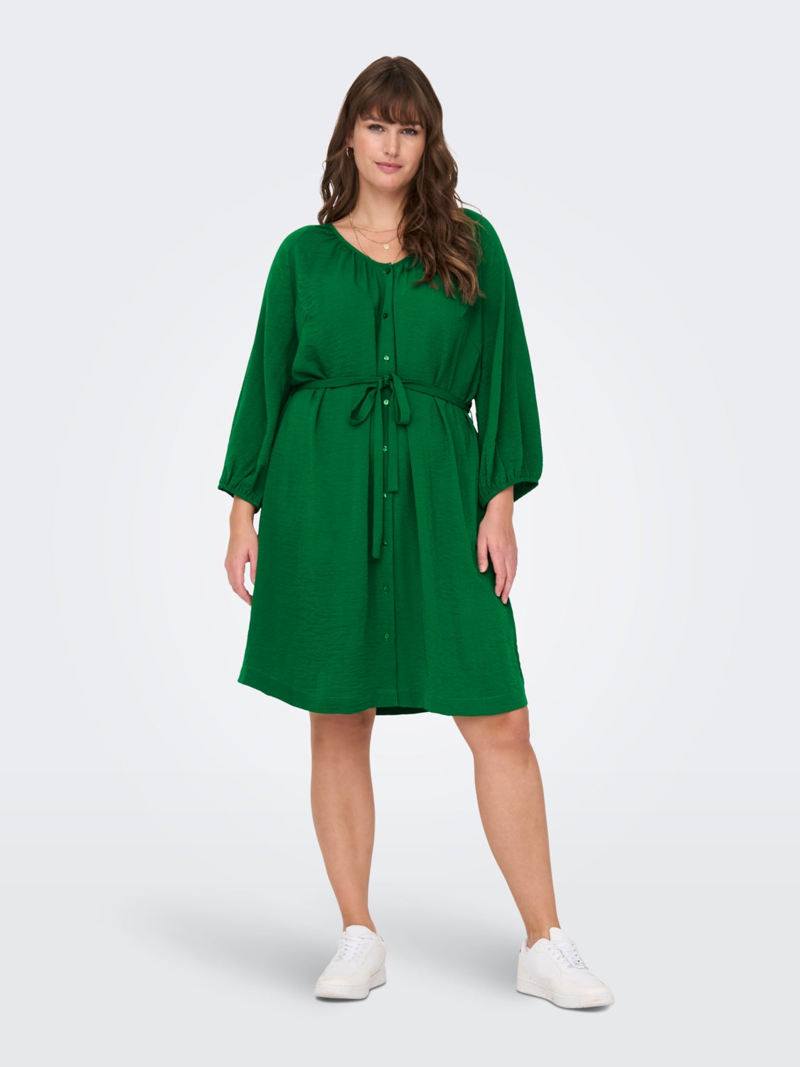 Curvy 3/4 sleeved Dress