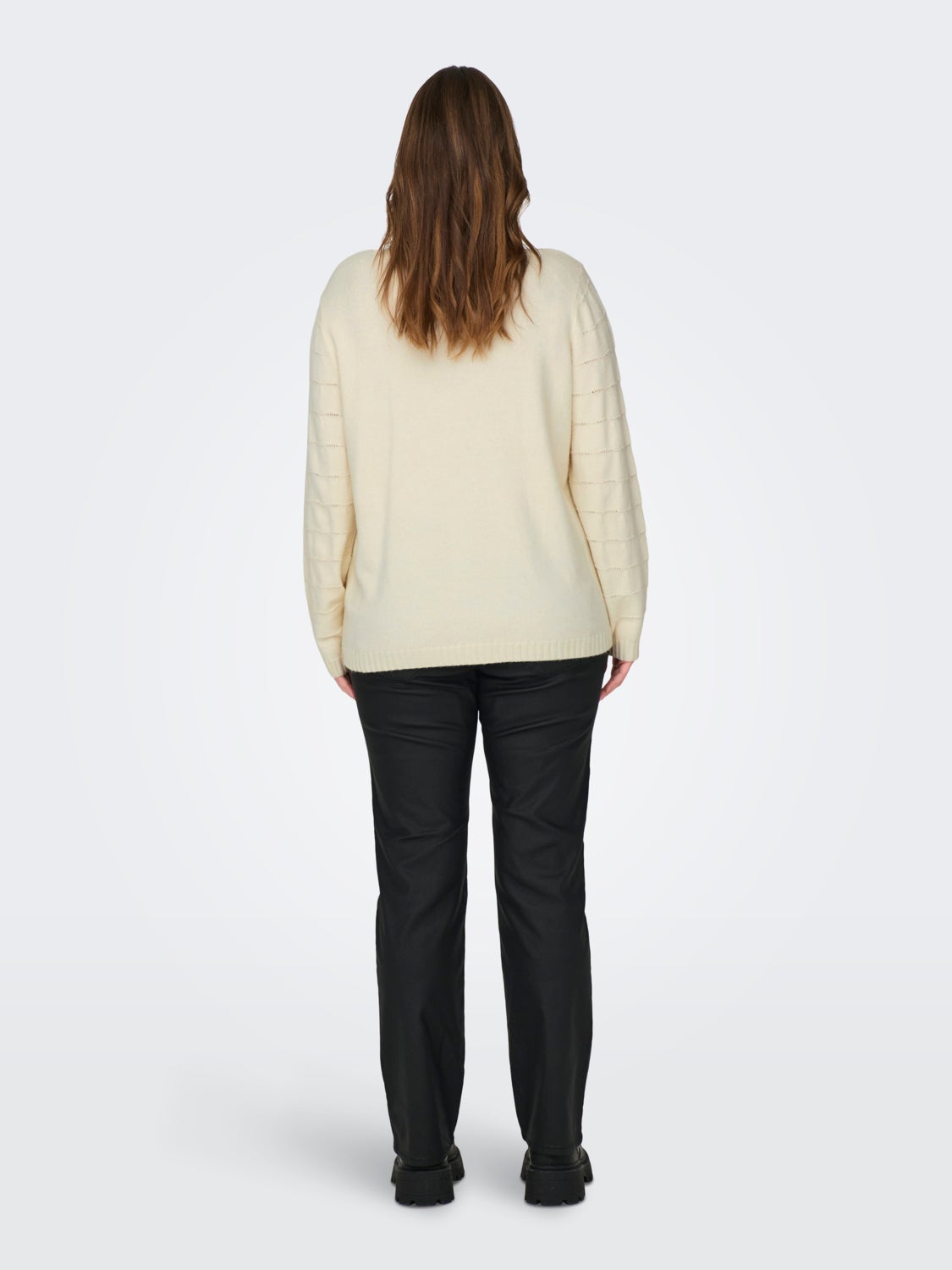 Curvy o-hals sweatshirt