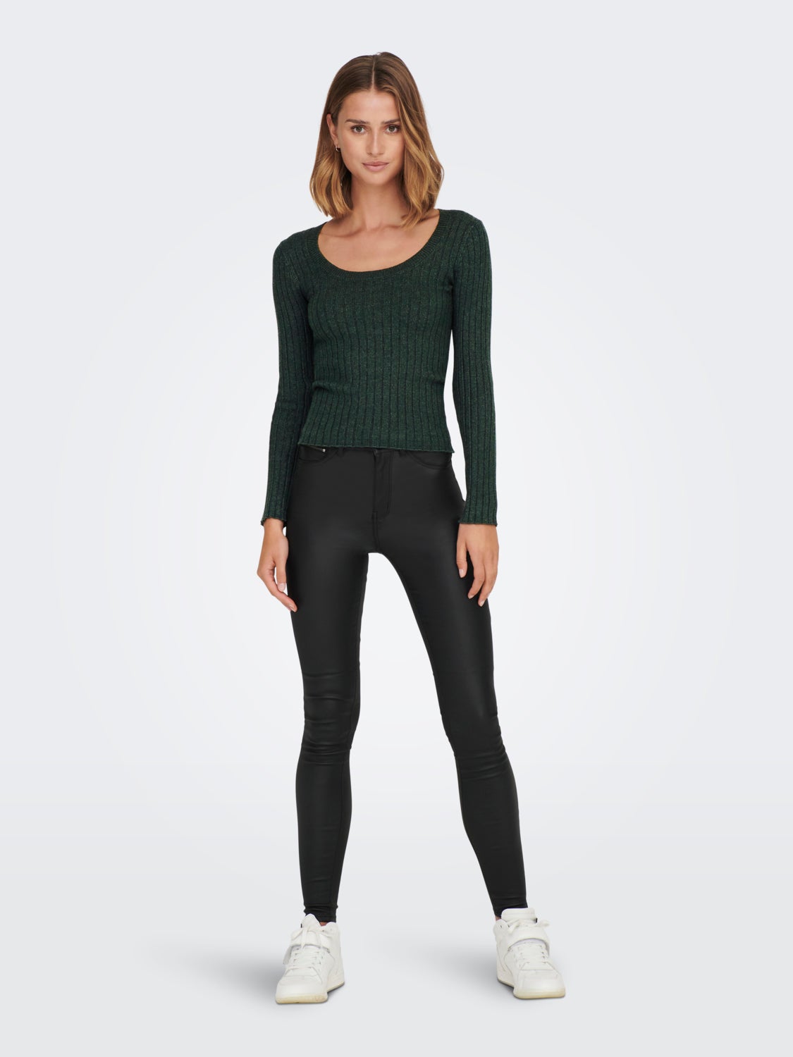 U-neck Knitted Pullover