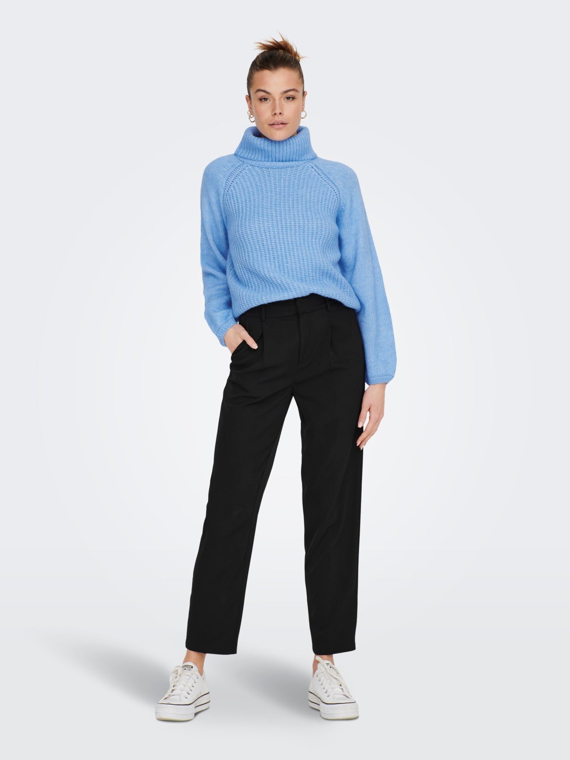 Roll neck Knitted Pullover