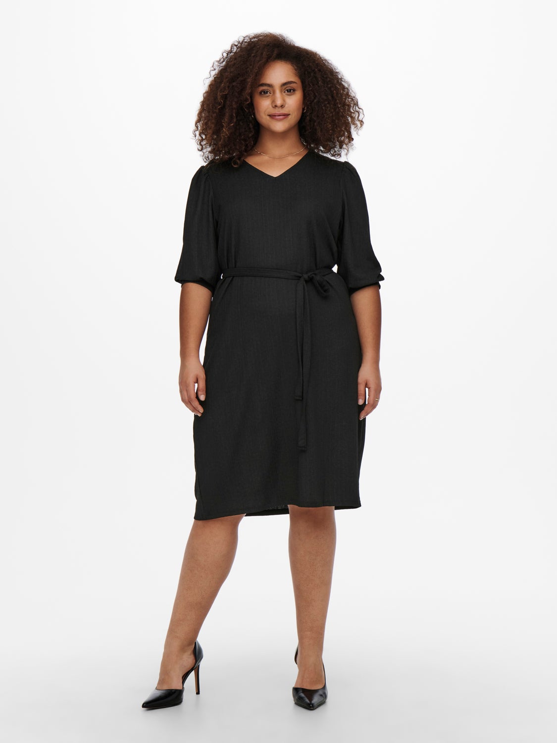 Curvy v-neck Dress