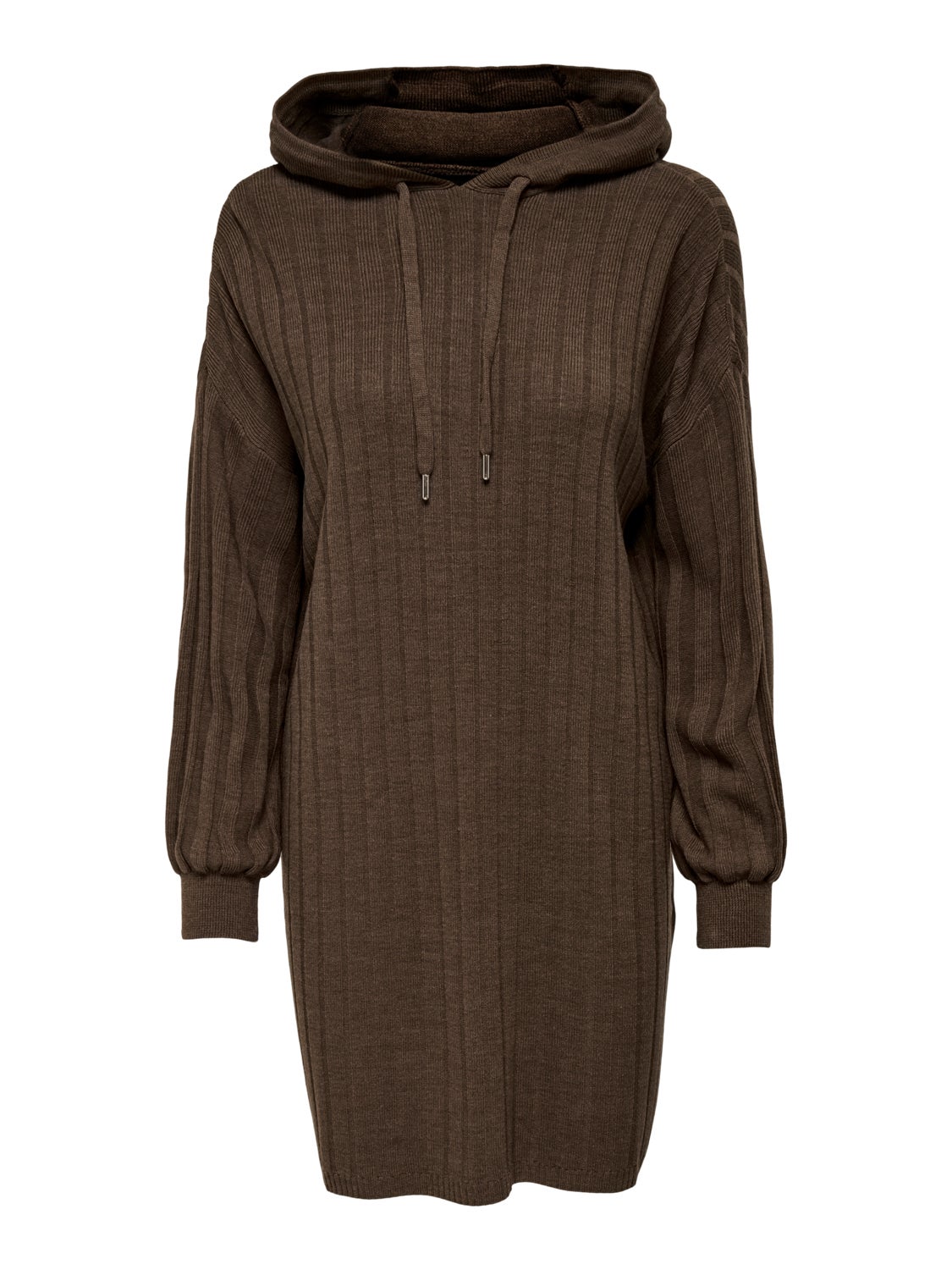 Knitted hoodie dress