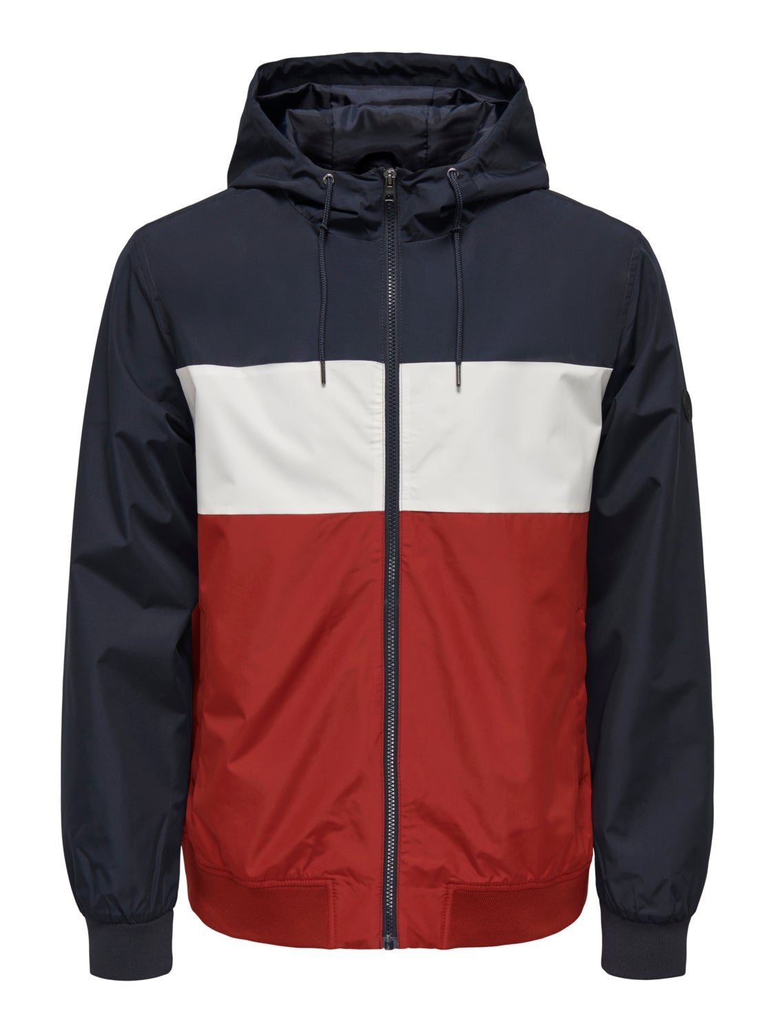 Shell jacket with hood