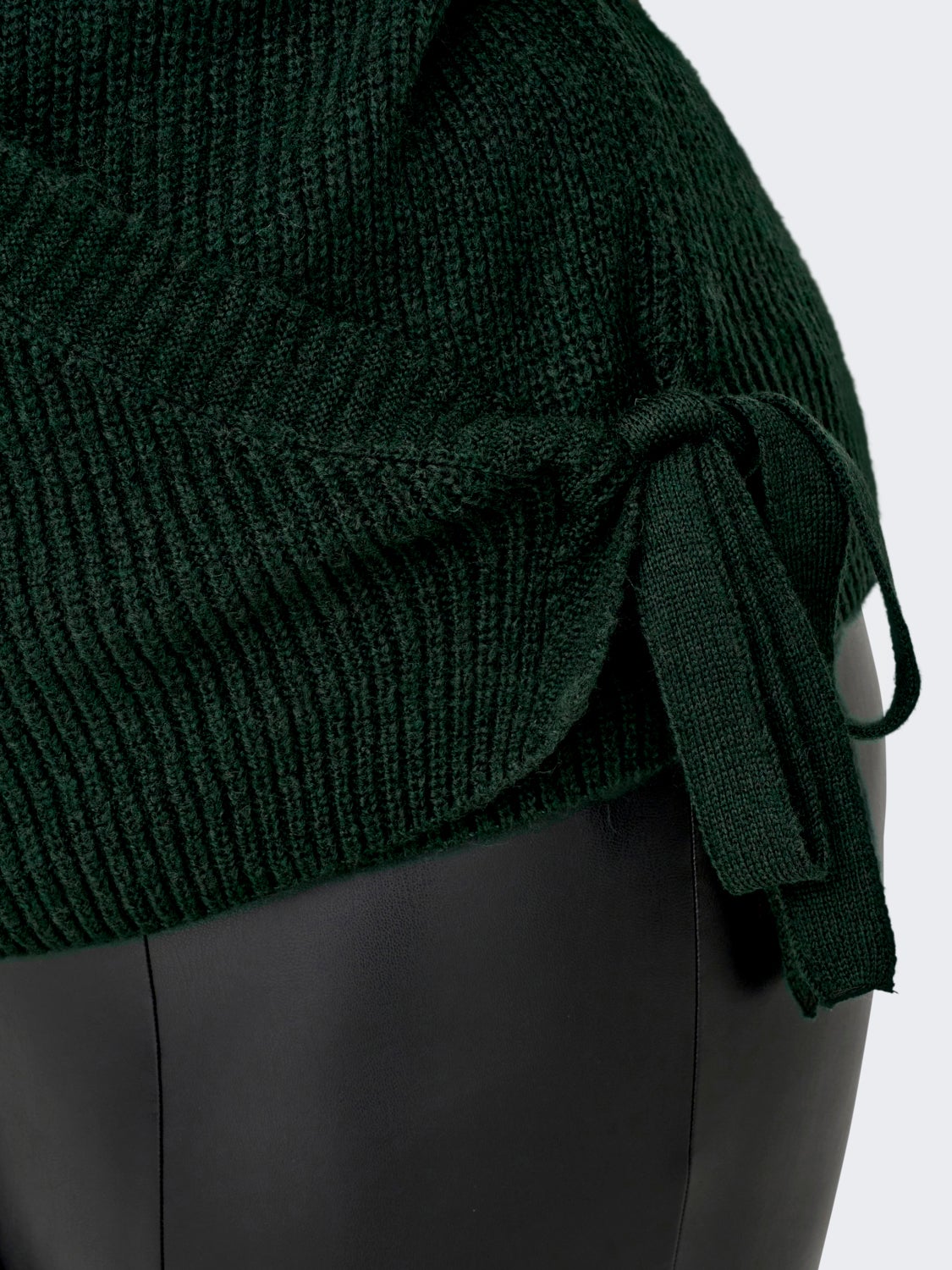 Curvy wrap Knitted Pullover