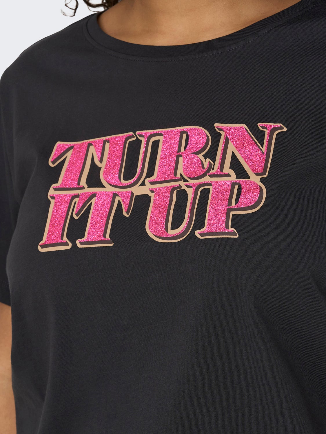 Curvy printed t-shirt