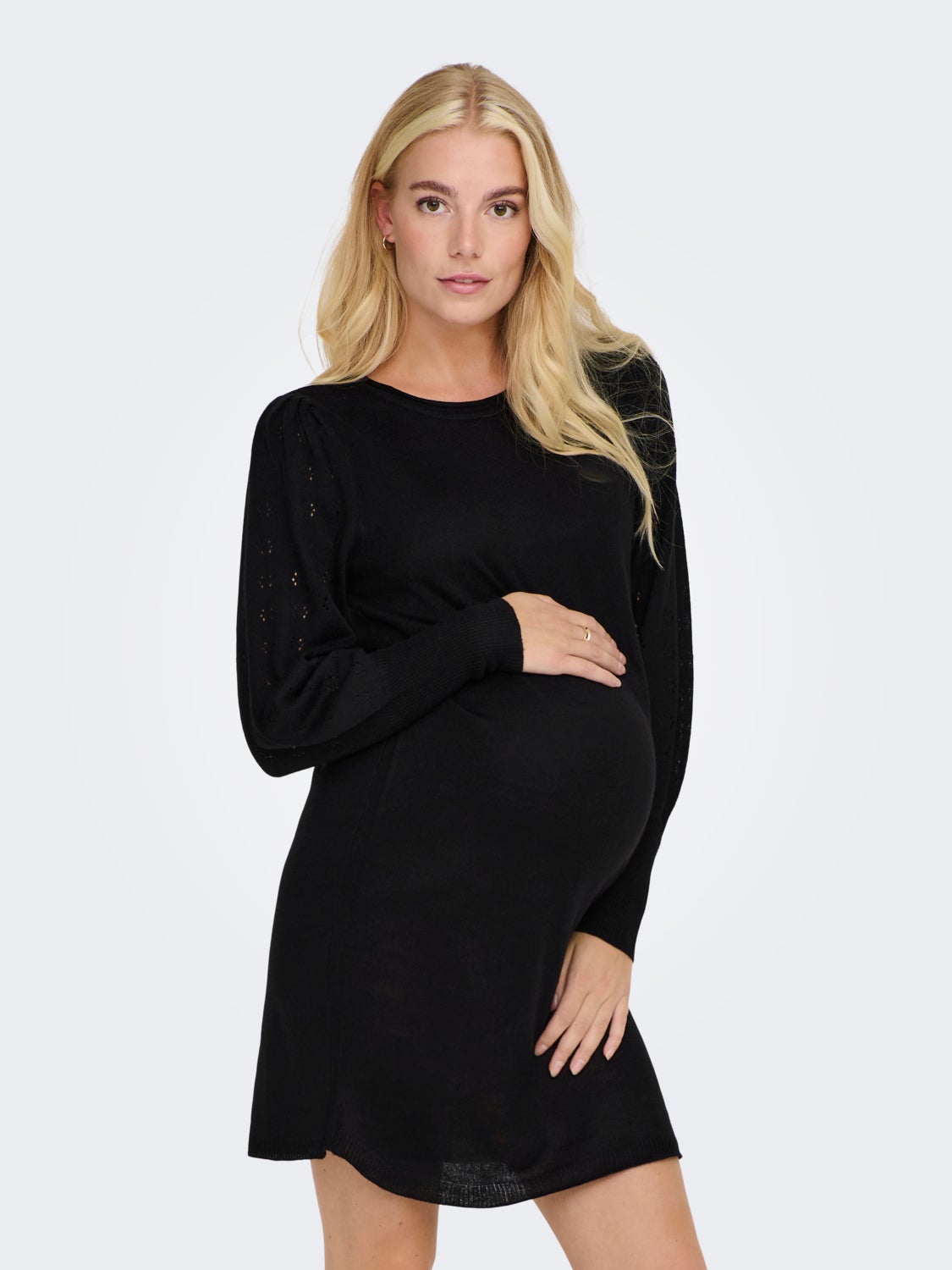Mama Long sleeved Knitted Dress