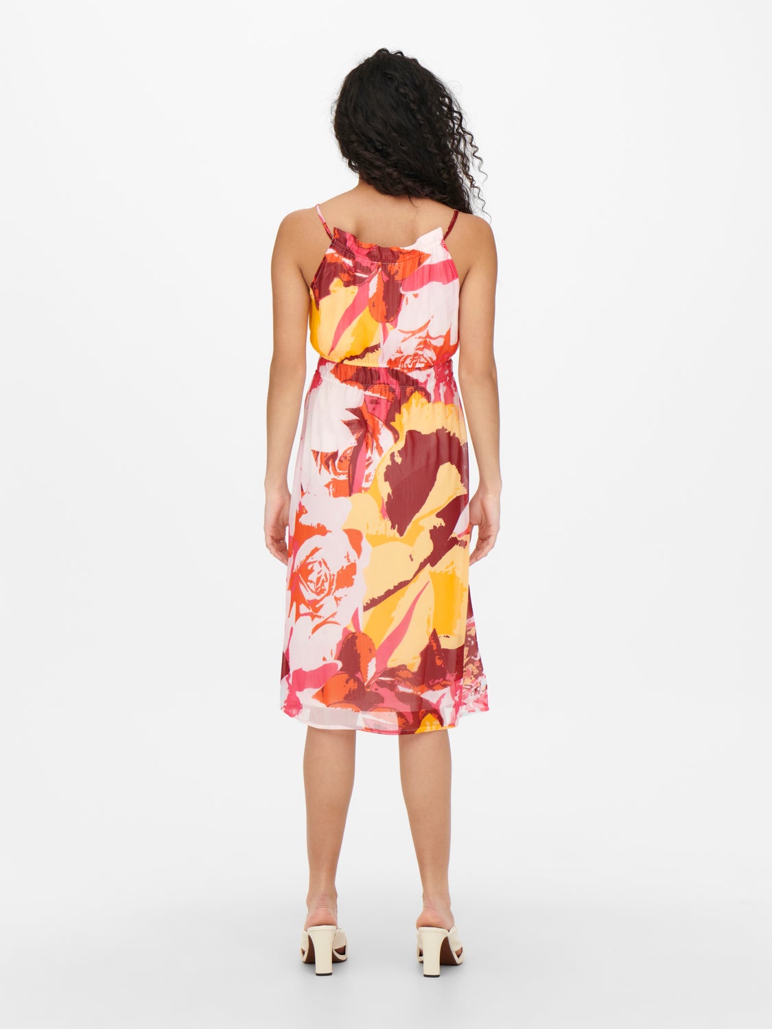 Halterneck midi Dress