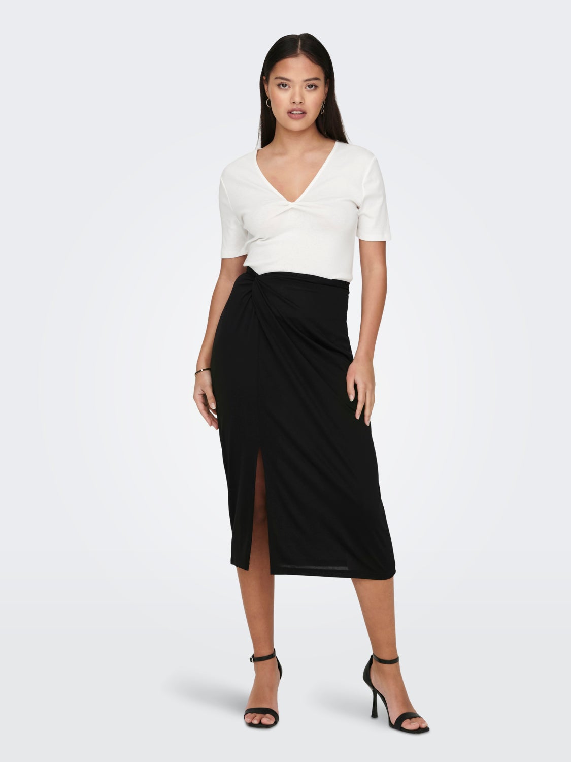 Midi Skirt With Slit