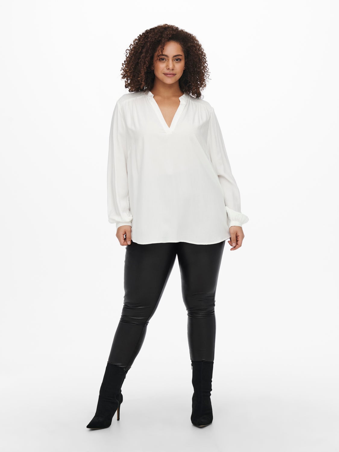 Curvy faux Leather Leggings