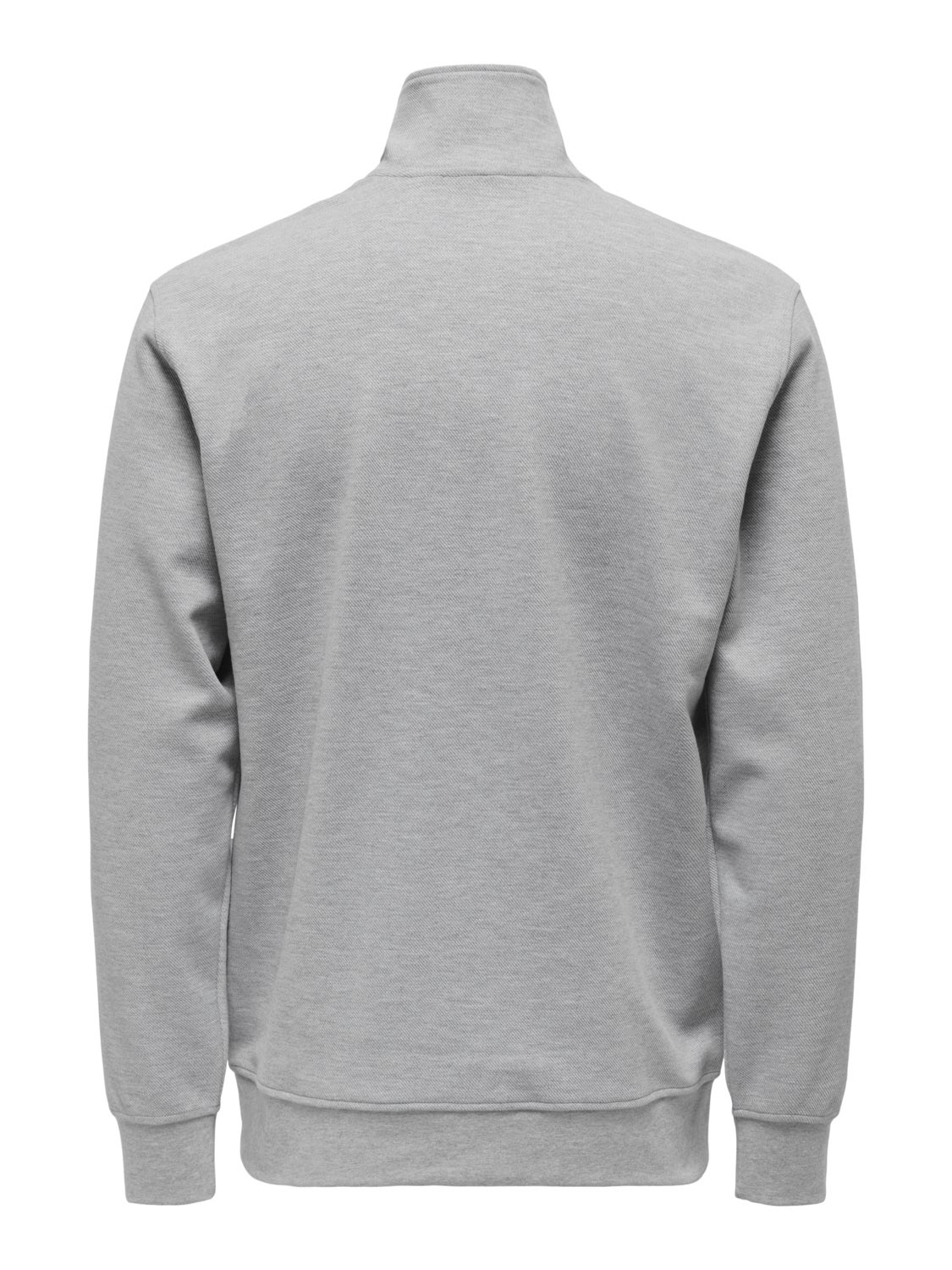 Sweatshirt with half zip
