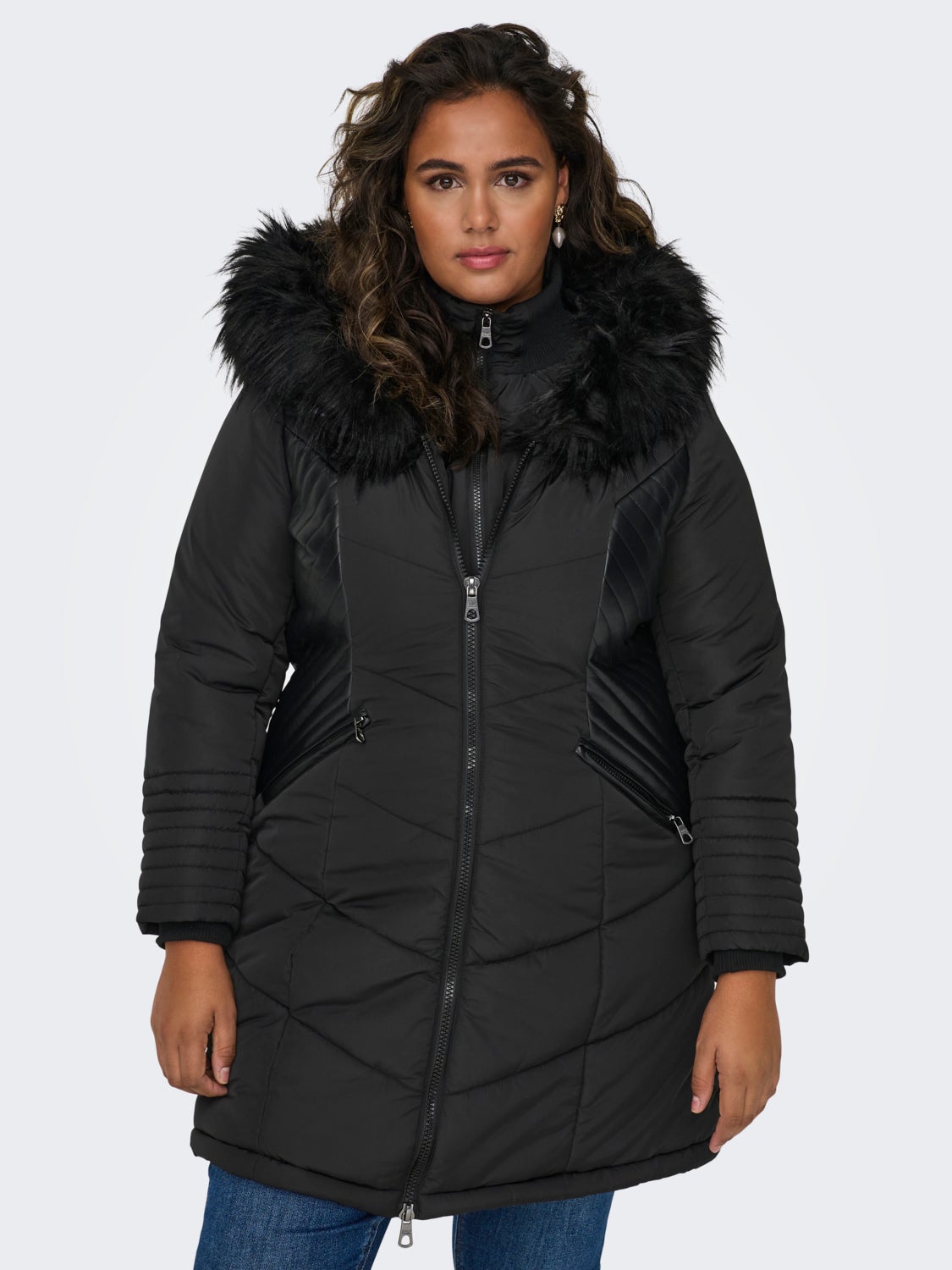 Curvy quiltet jacket