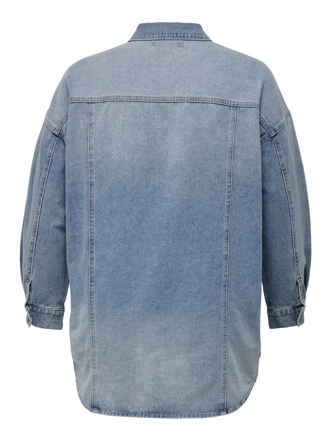 Curvy long sleeved Denim shirt