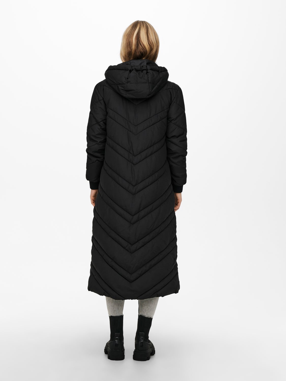 X-long padded hood Jacket