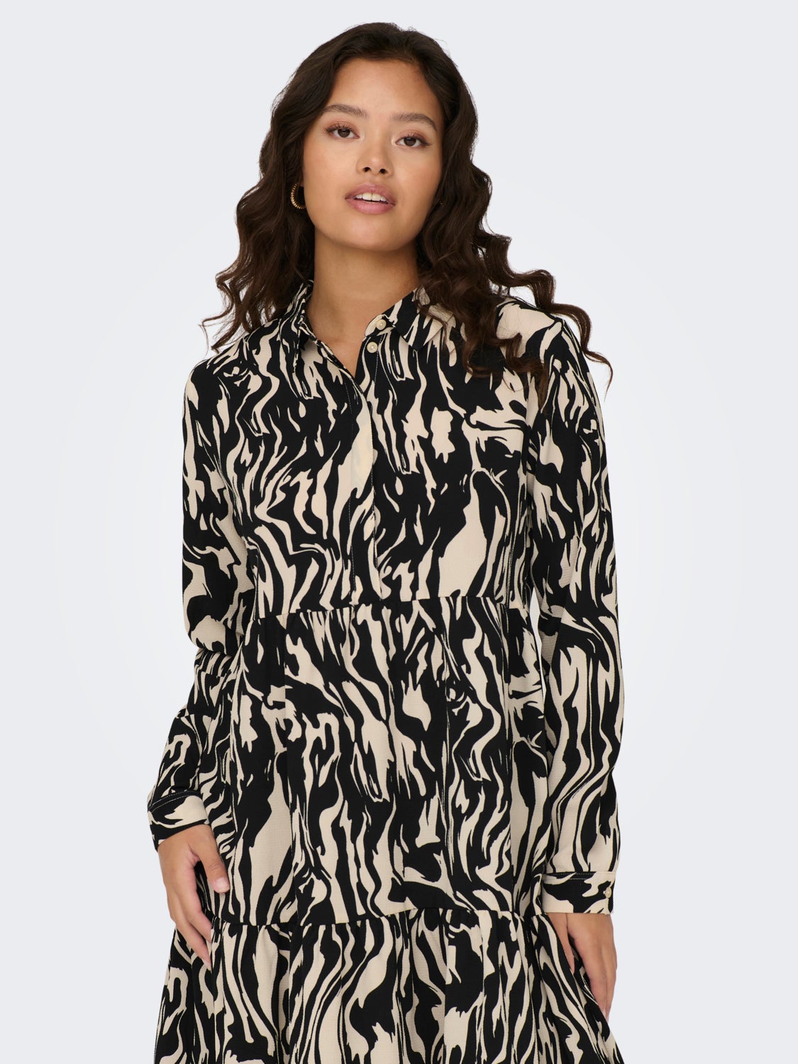 Mini dress with print