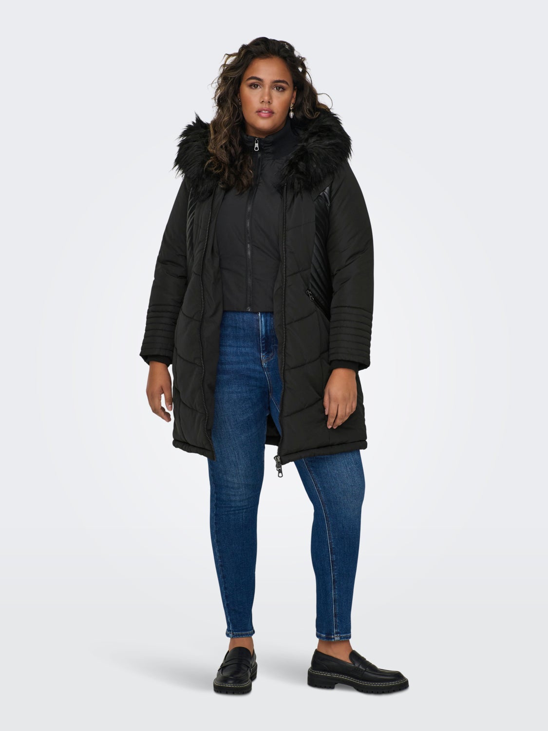 Curvy quiltet jacket