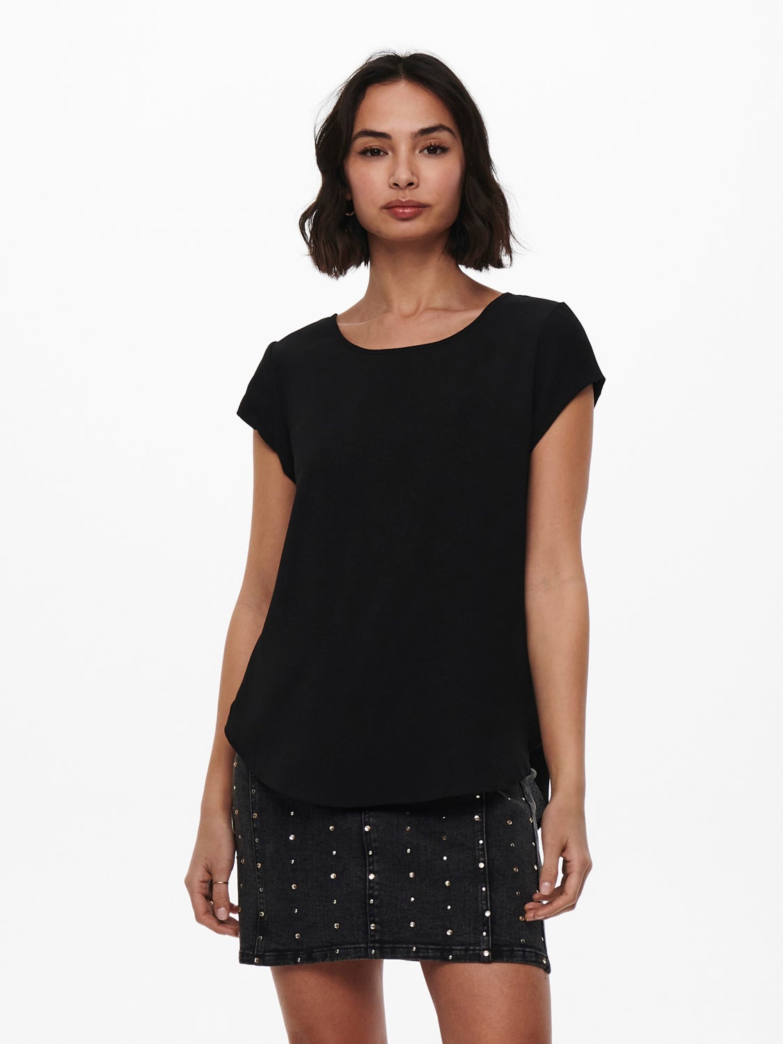 Loose Short Sleeved Top