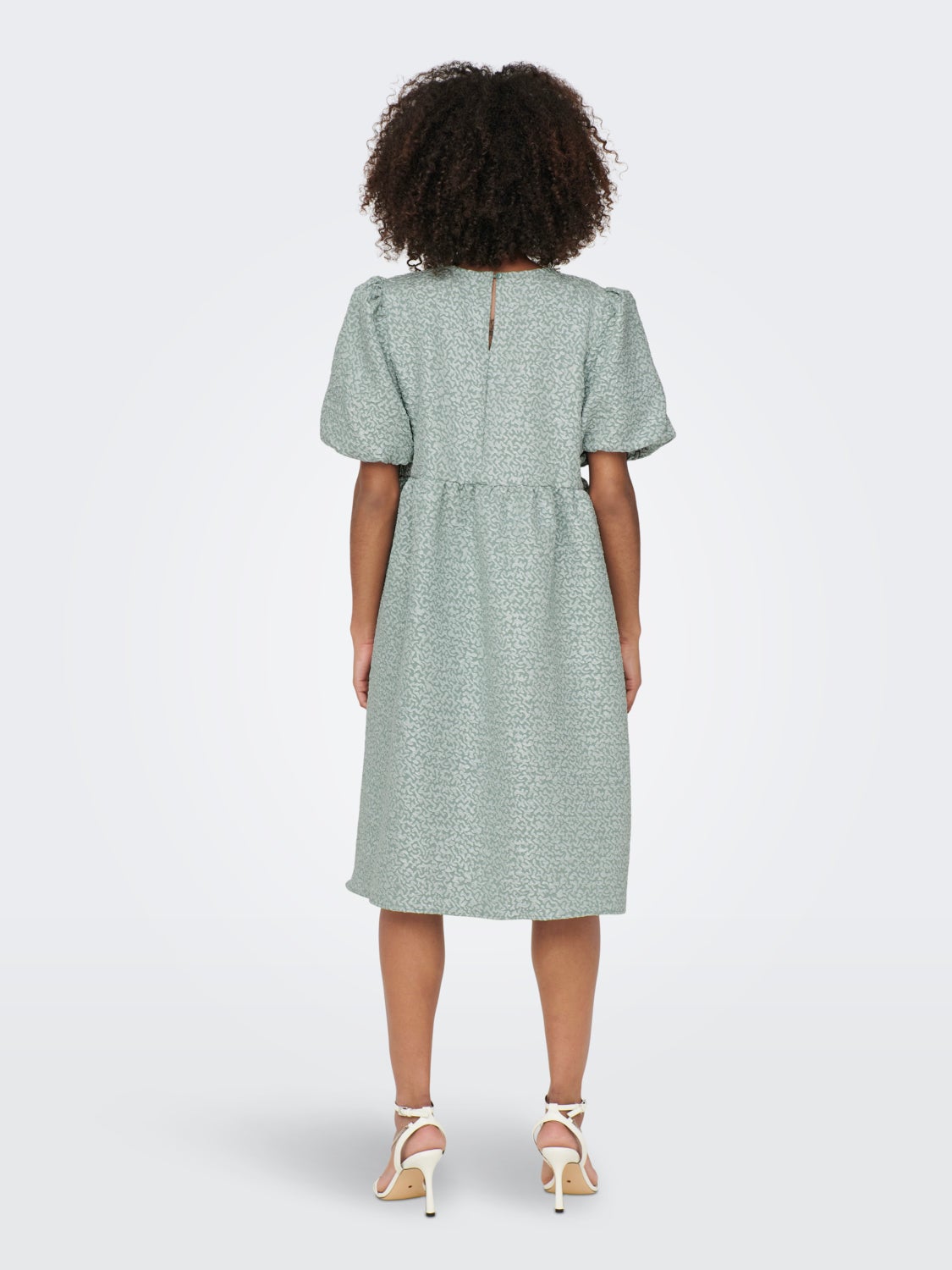 Mama puff sleeved Dress