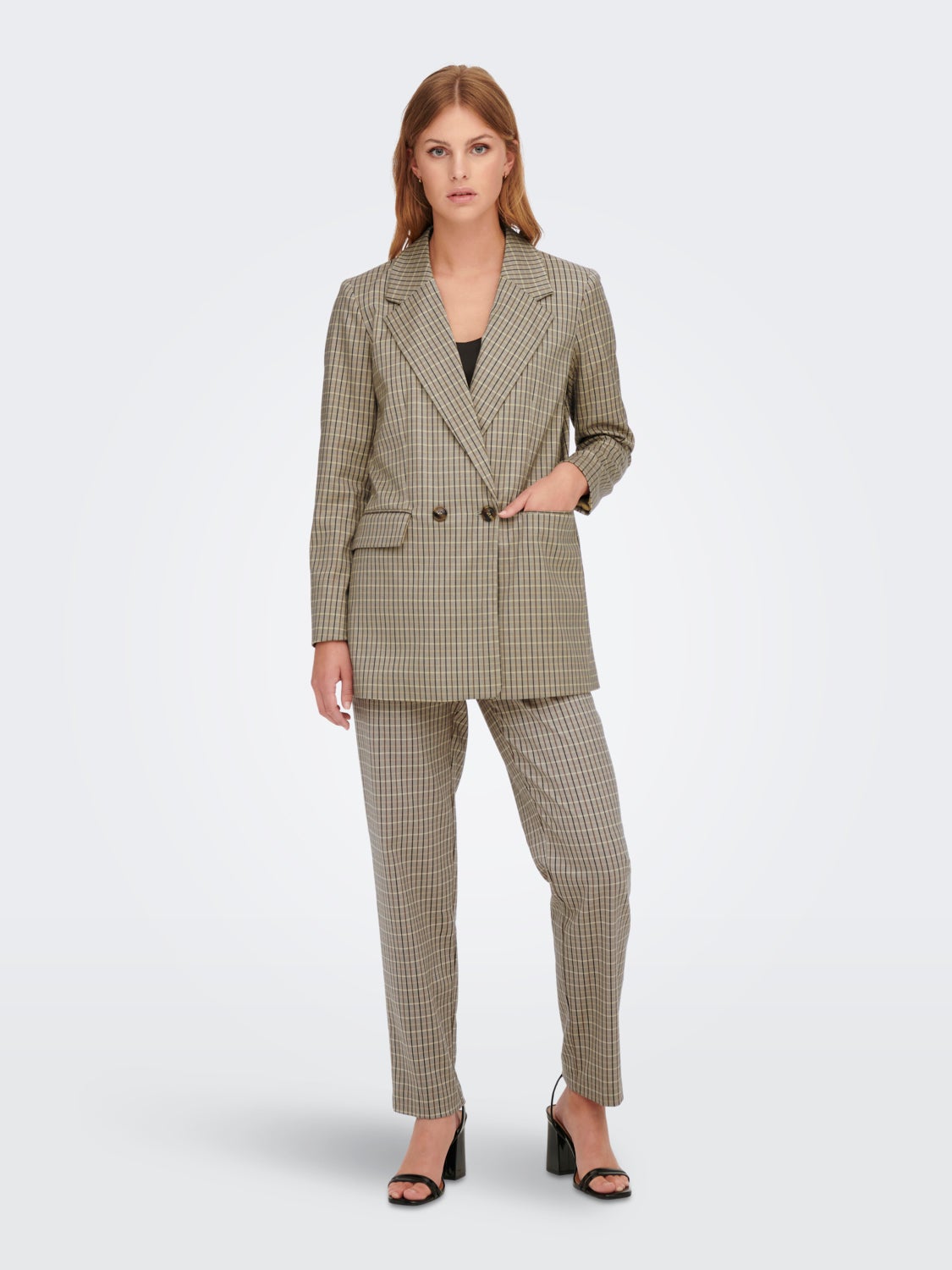 Checked Blazer