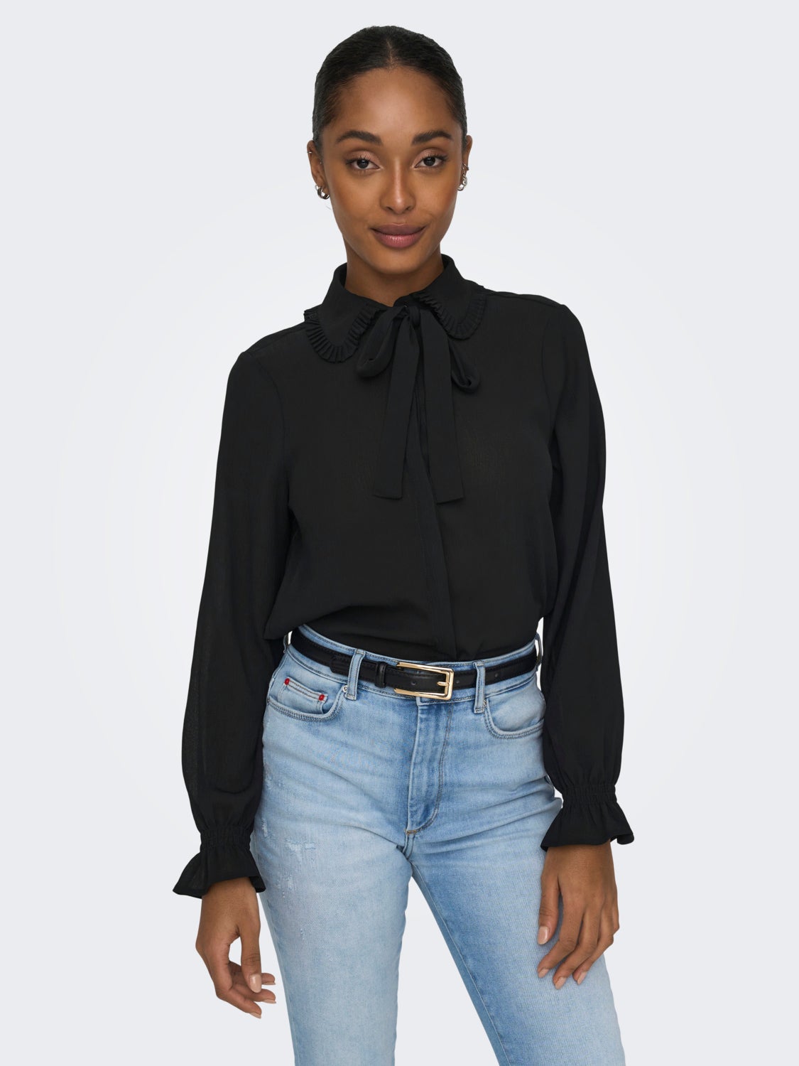 Shirt With Bow Detail