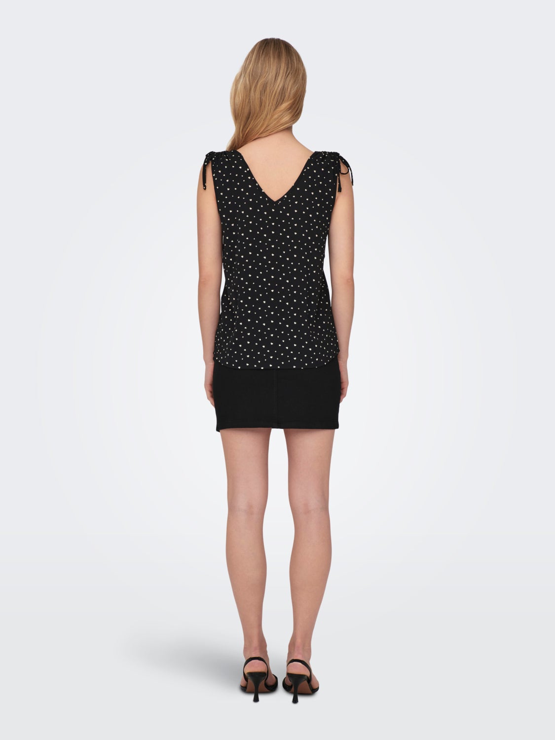 V-Neck Top With Strap Details